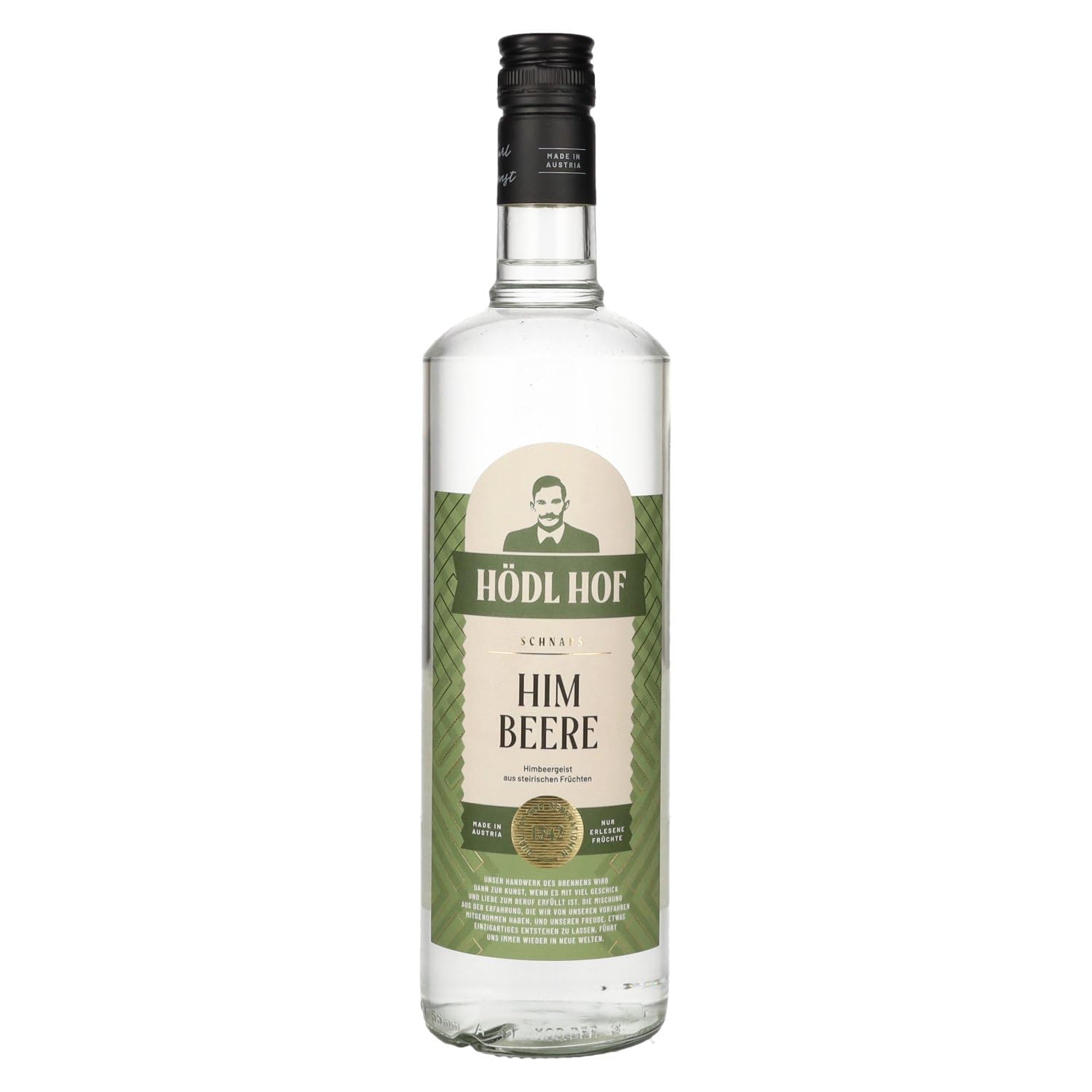Hödl Hof Original HIMBEERE Geist 38% Vol. 1l — Piscosaveur