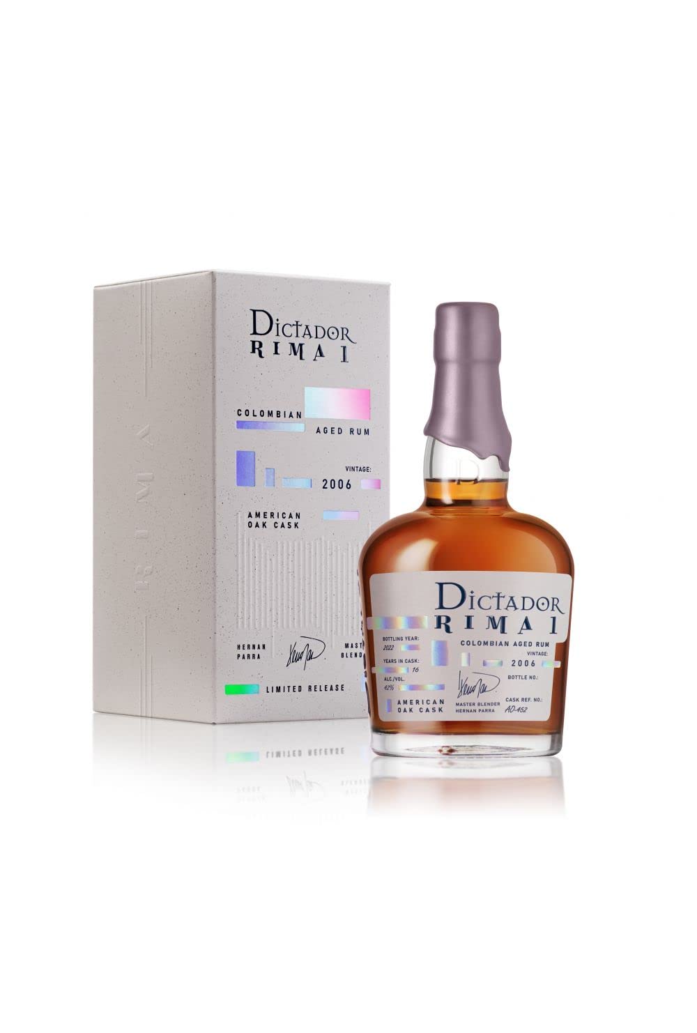 Dictador RIMA 1 16 Years Old AMERICAN OAK Cask Vintage 2006 42% Vol. 0 — Piscosaveur