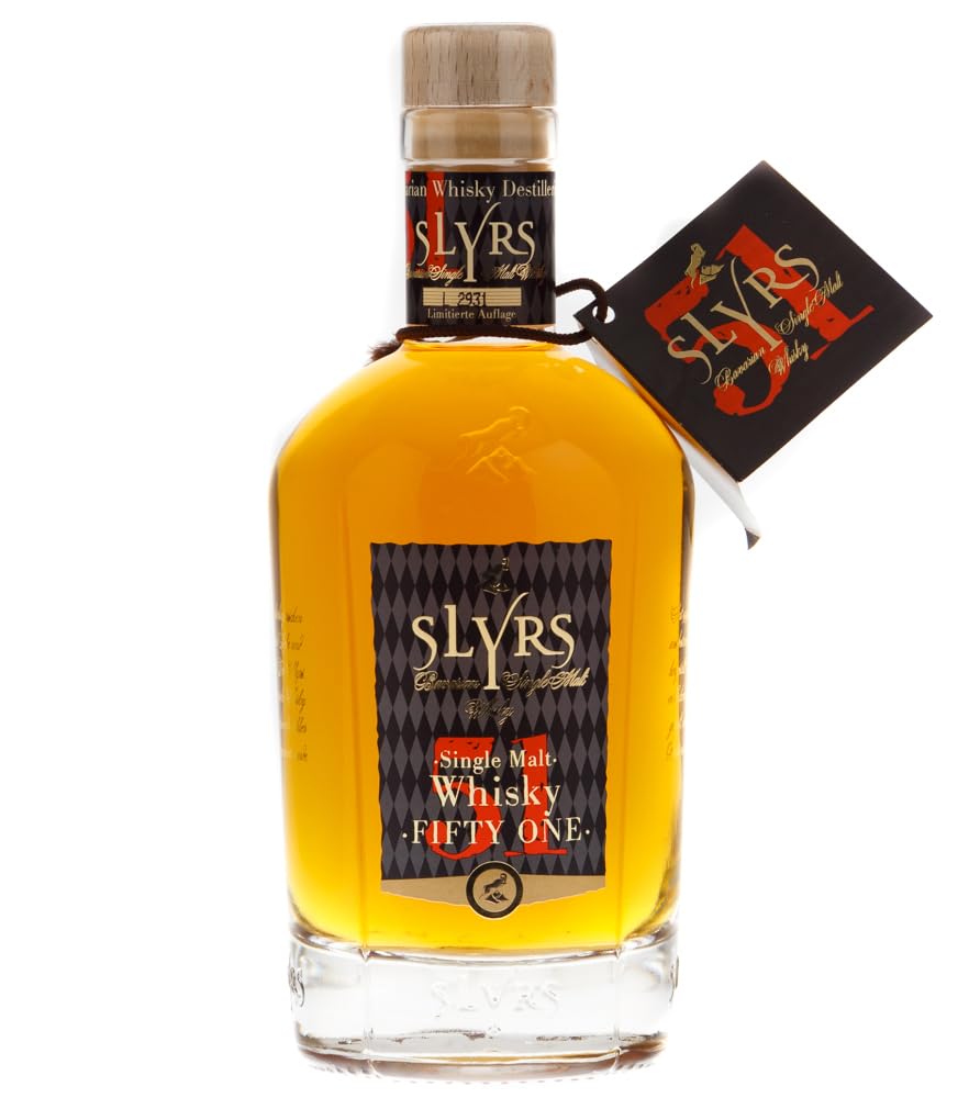Slyrs FIFTY ONE Single Malt Whisky 51% Vol. 0,7l en boîte cadeau