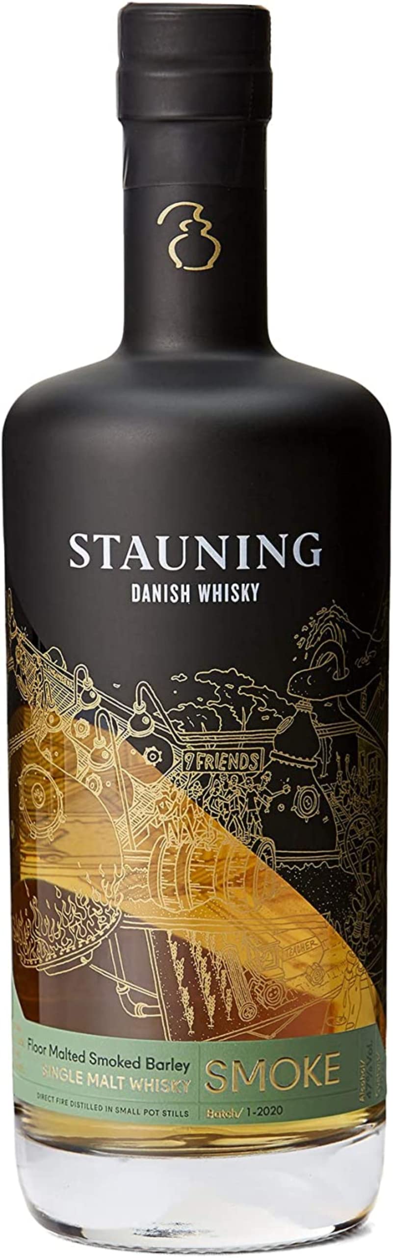 Stauning SMOKE Danish Single Malt Whisky DIY Edition Batch 1 - 2023 47 — Piscosaveur