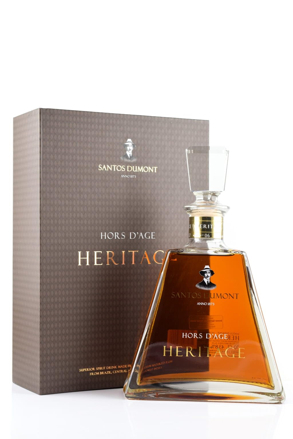 Santos Dumont HERITAGE Batch 04 Limited Edition 43,8% Vol. 0,7l en boîte cadeau
