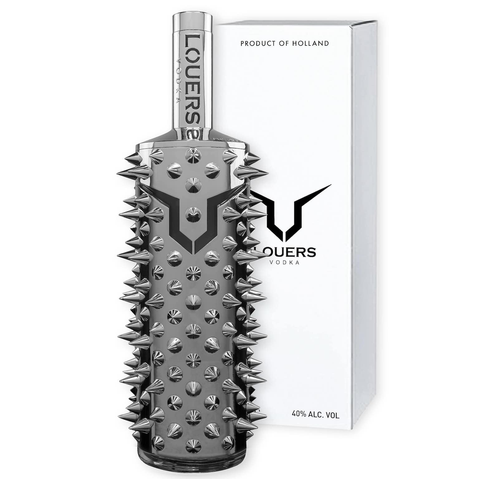 Louers Vodka 40% Vol. 1l en boîte cadeau avec LED Lichtsticker — Piscosaveur