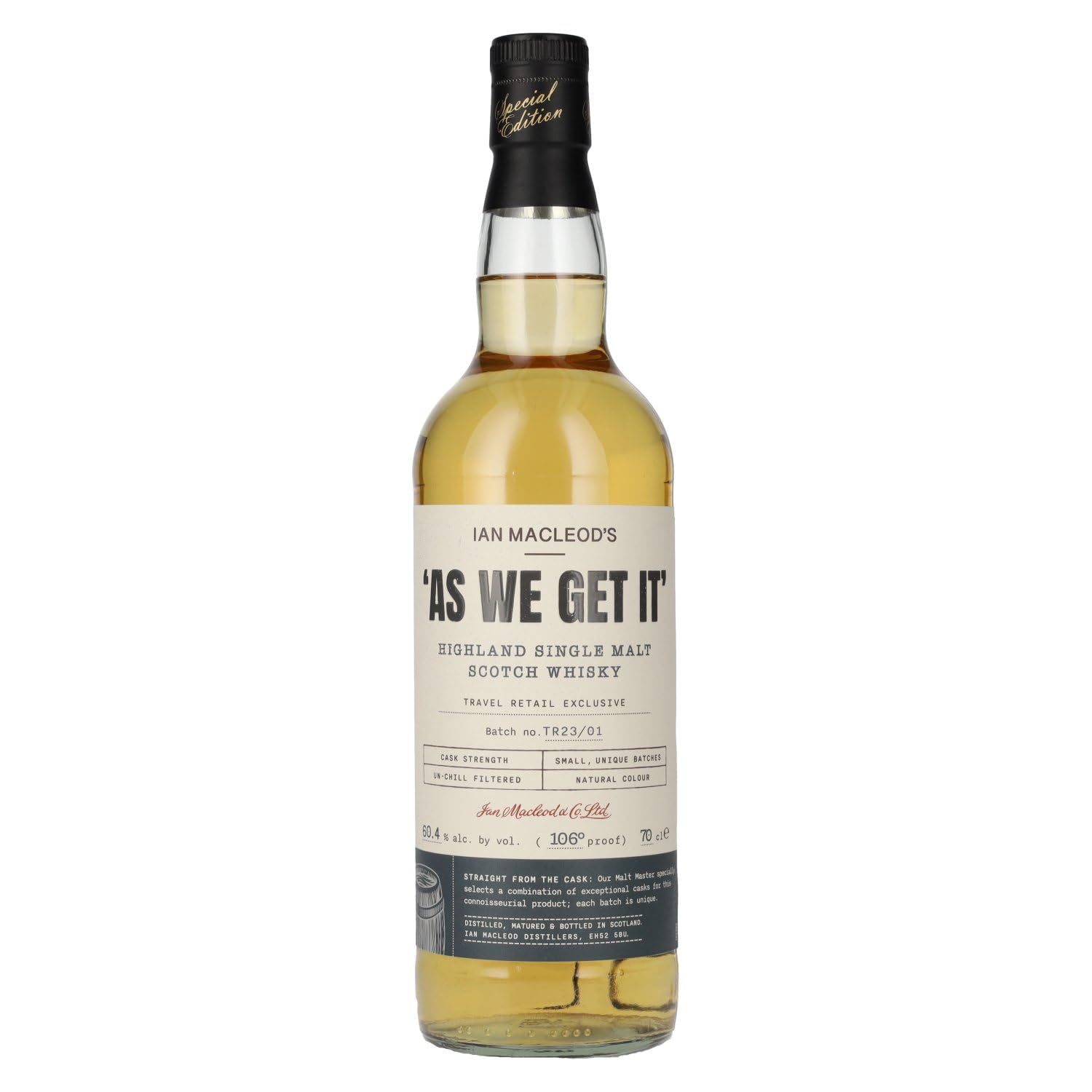 Ian Macleod's AS WE GET IT Highland Single Malt Cask Strength 60,4% Vo — Piscosaveur