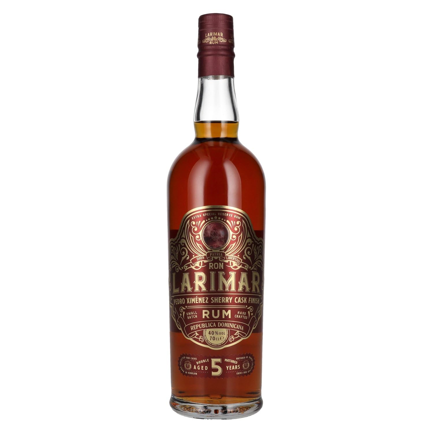Ron Larimar 5 Years Old Small Batch Rum Pedro Ximénez Sherry Cask Fini — Piscosaveur