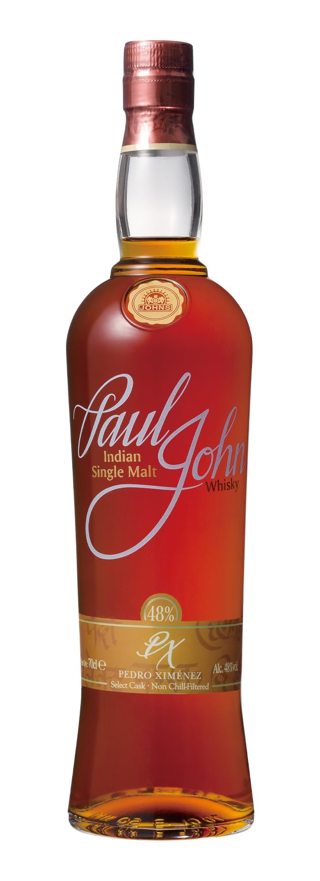 Paul John PX SELECT CASK Indian Single Malt Whisky 48% Vol. 0,7l en boîte cadeau