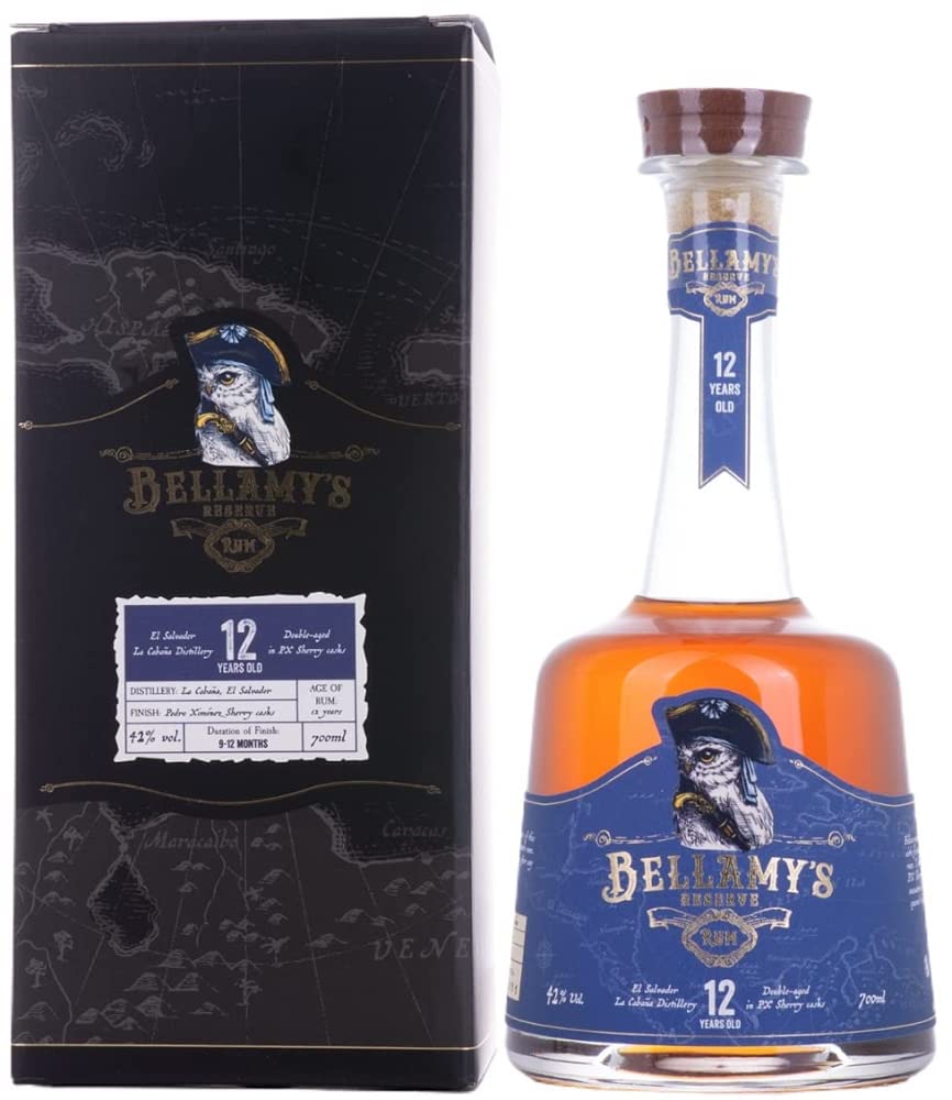 Bellamy's 12 Years Old Reserve Rum 42% Vol. 0,7l en boîte cadeau — Rhum — Piscosaveur