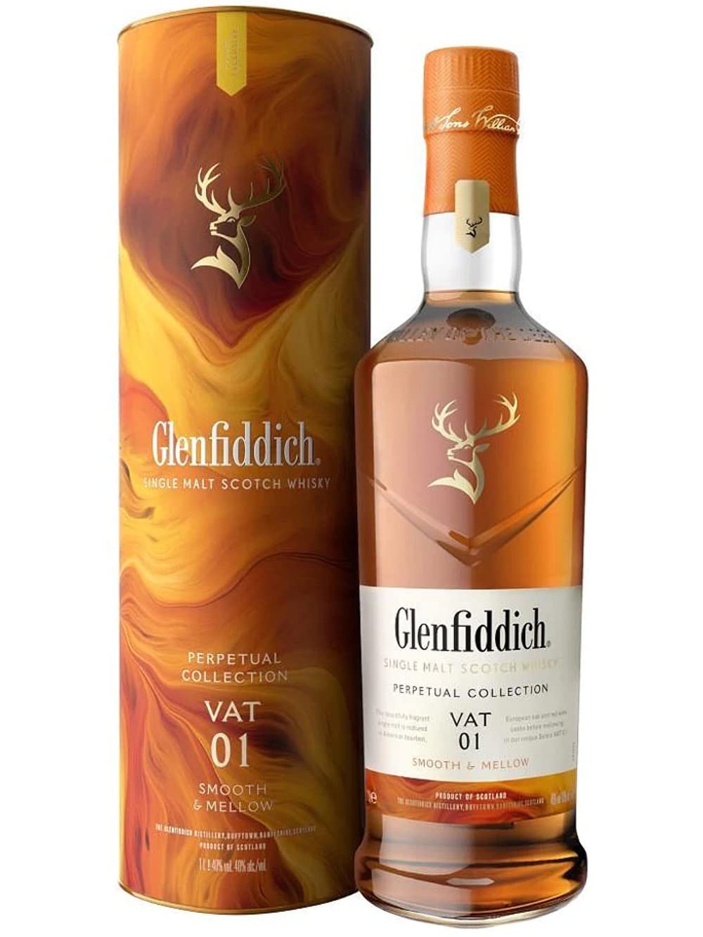 Glenfiddich Perpetual Collection VAT 01 Smooth & Mellow 40% Vol. 1l en boîte cadeau