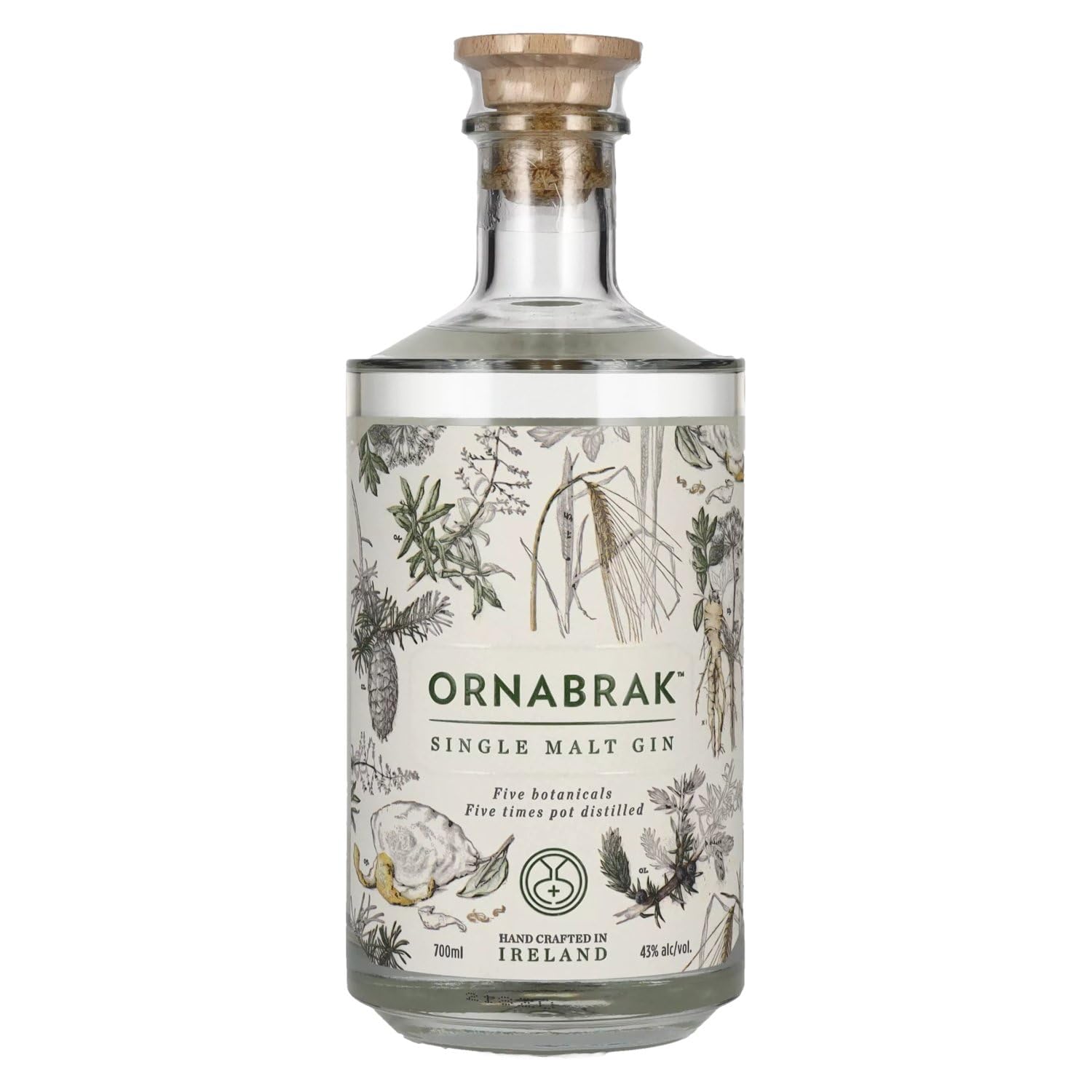Ornabrak Single Malt Gin 43% Vol. 0,7l — Piscosaveur