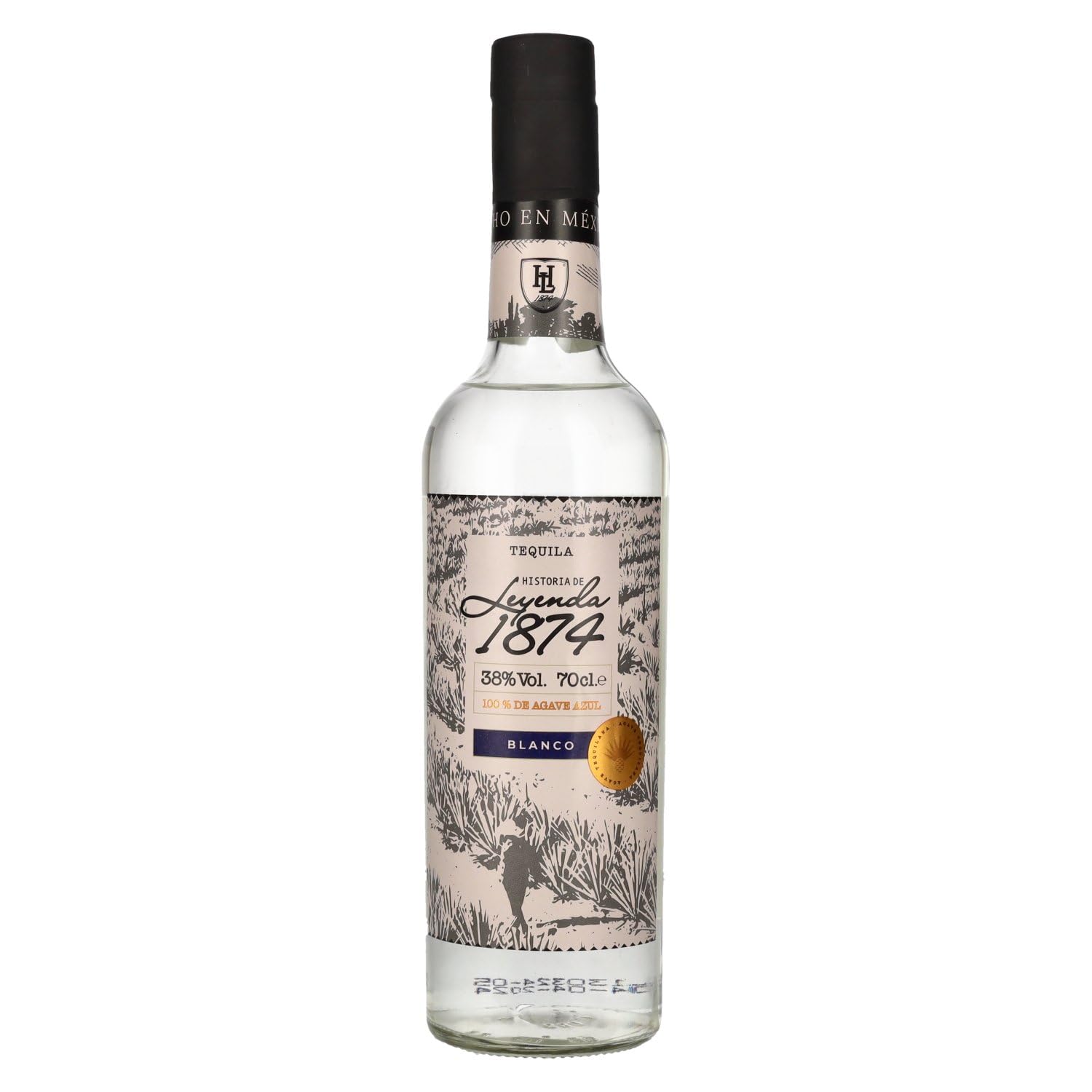 Historia de Leyenda 1874 Blanco 100% de Agave Azul 38% Vol. 0,7l — Piscosaveur