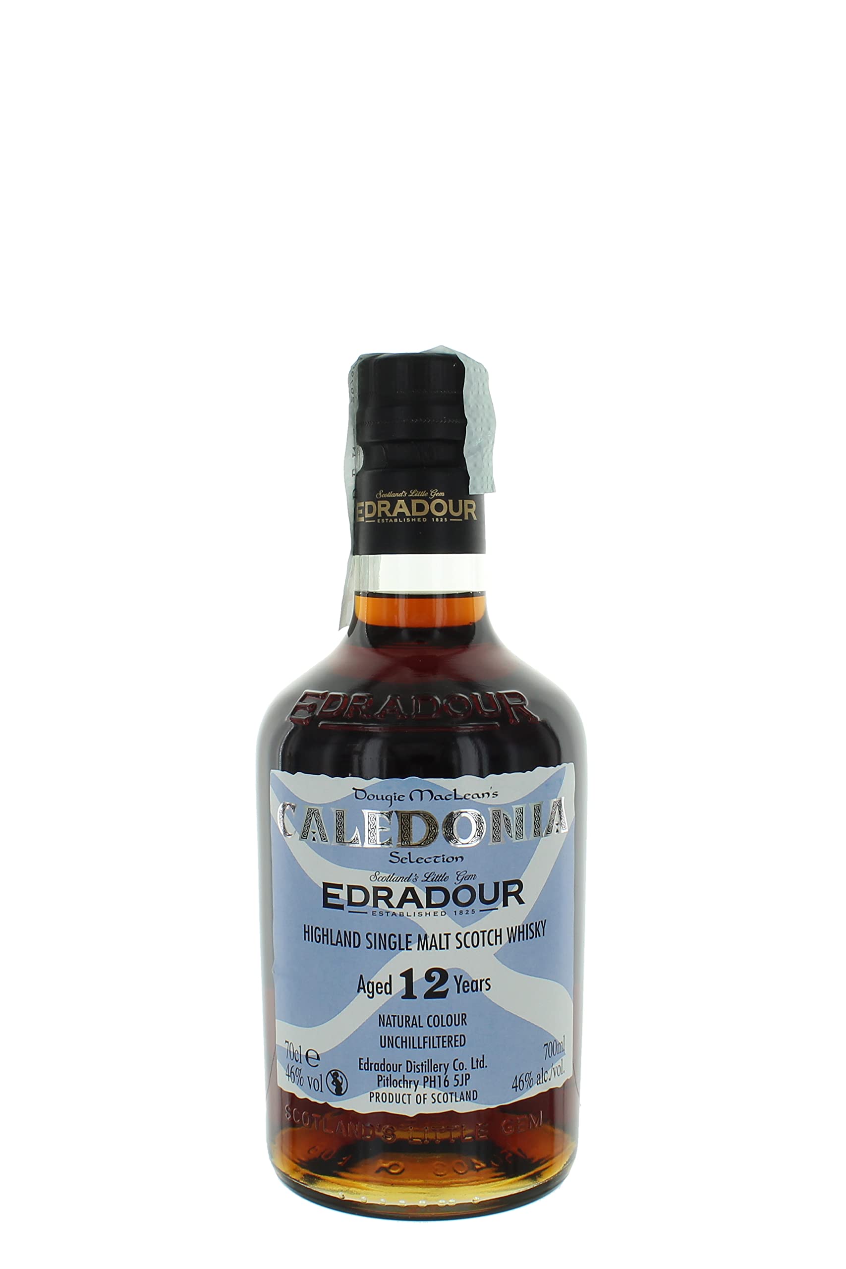 Edradour CALEDONIA 12 Years Old Highland Single Malt 46% Vol. 0,7l en  — Piscosaveur