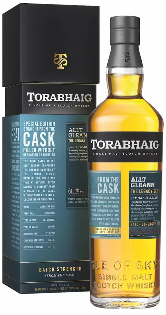 Torabhaig ALLT GLEANN The Legacy Series BATCH STRENGTH Single Malt 61,1% Vol. 0,7l en boîte cadeau