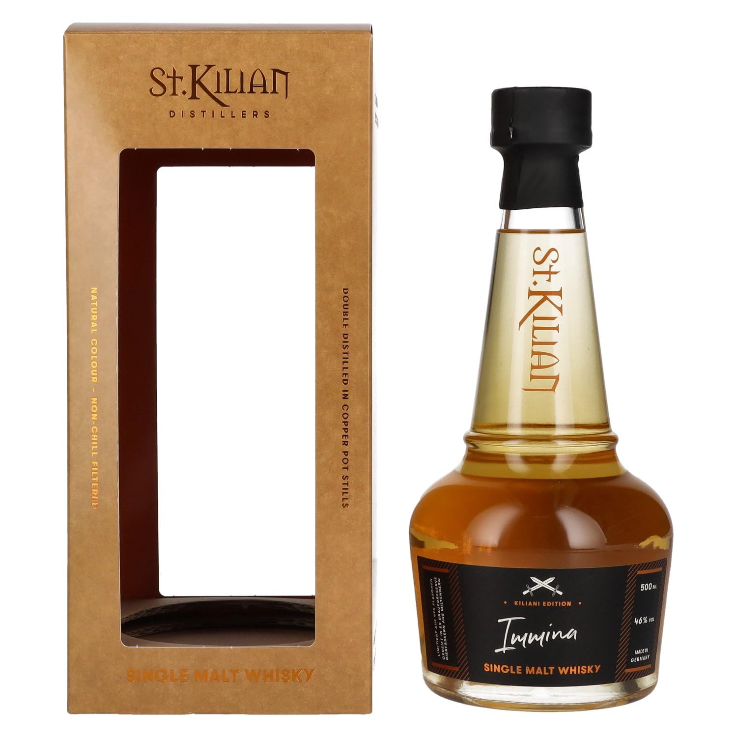 St. Kilian Kiliani Edition IMMINA Single Malt Whisky 46% Vol. 0,5l en boîte cadeau