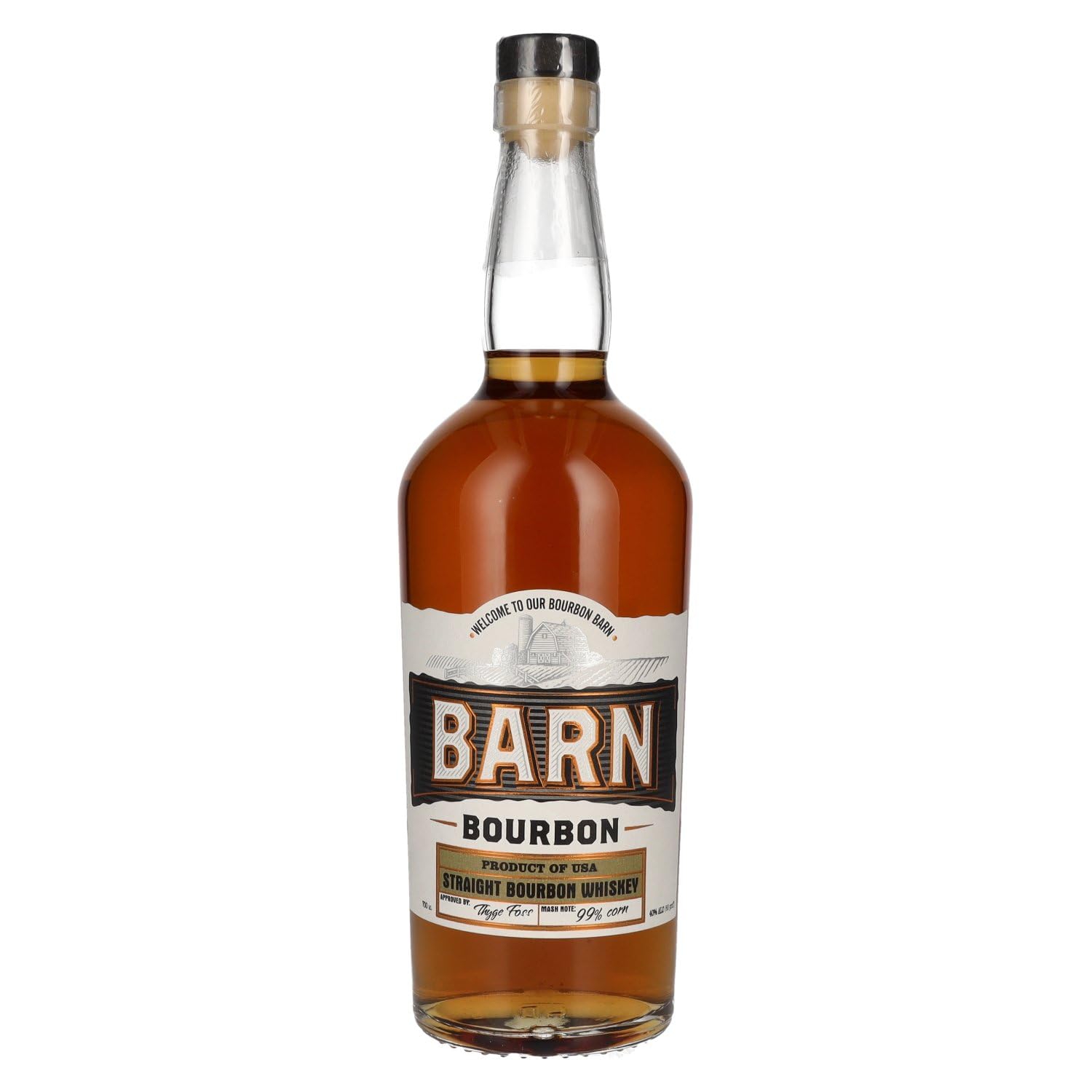 Barn Straight BOURBON Whiskey 40% Vol. 0,7l — Piscosaveur
