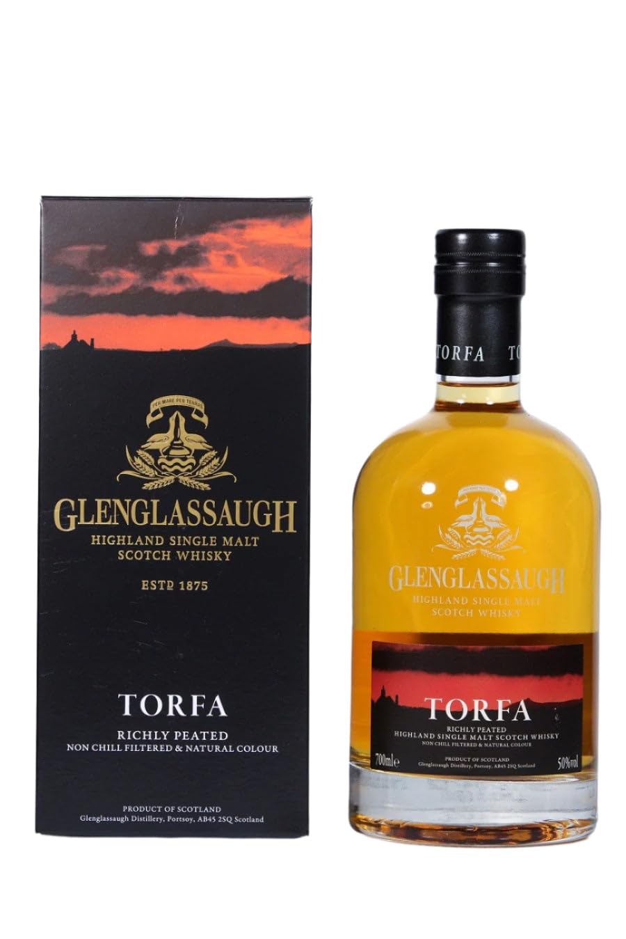 Glenglassaugh TORFA Highland Single Malt Scotch Whisky 50% Vol. 0,7l en boîte cadeau