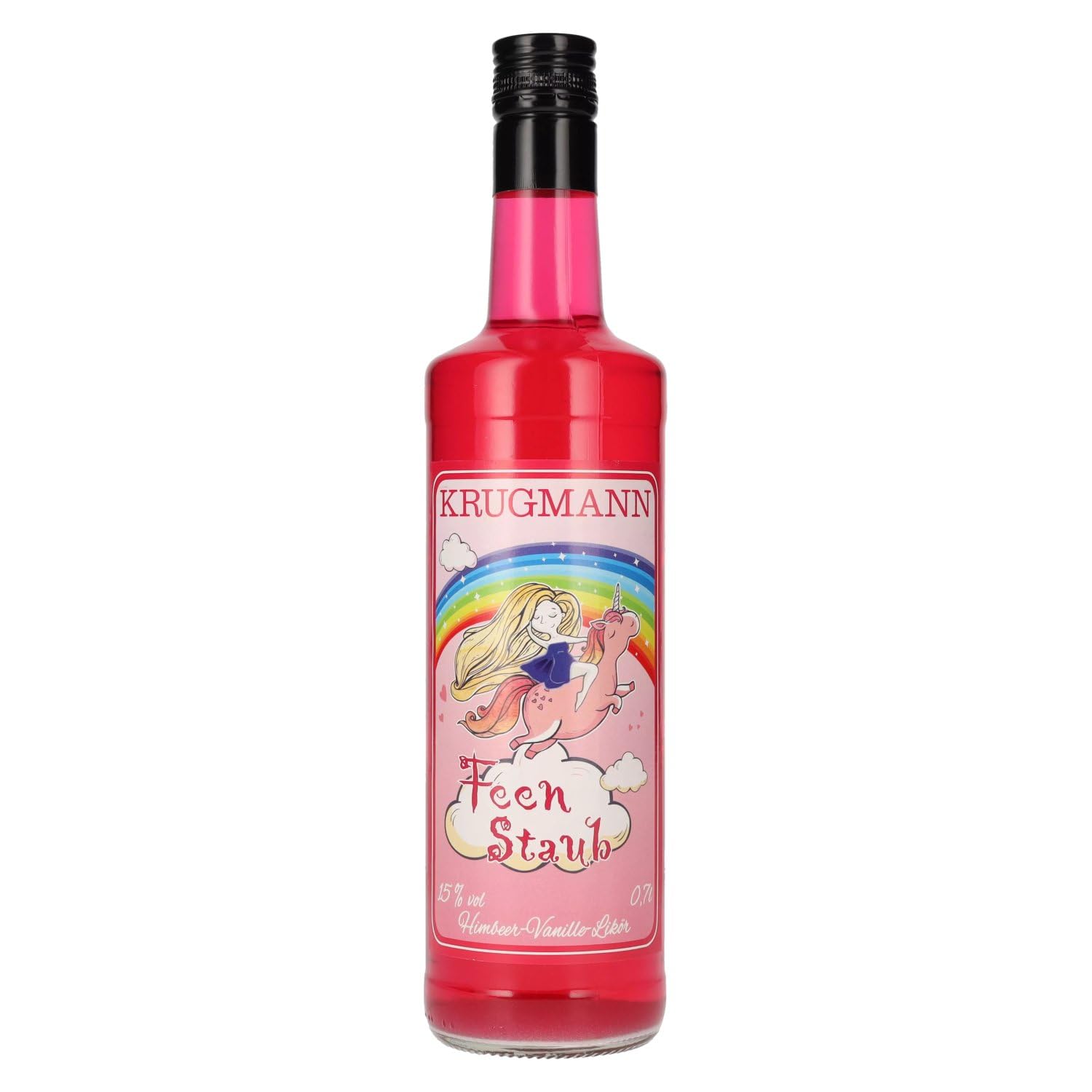 Krugmann FEEN STAUB Himbeer-Vanille-Likör 15% Vol. 0,7l — Piscosaveur
