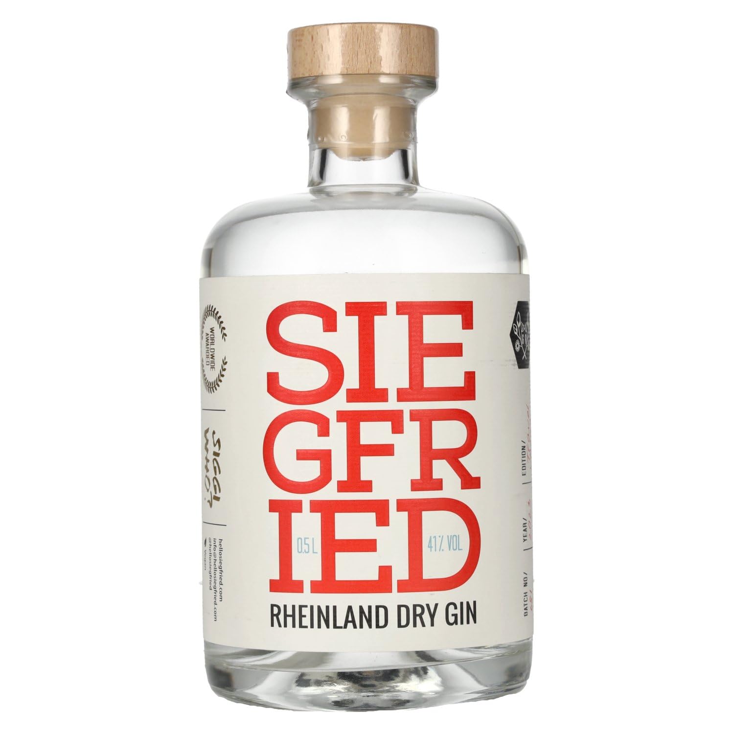 Siegfried Rheinland Dry Gin 41% Vol. 0,5l — Piscosaveur