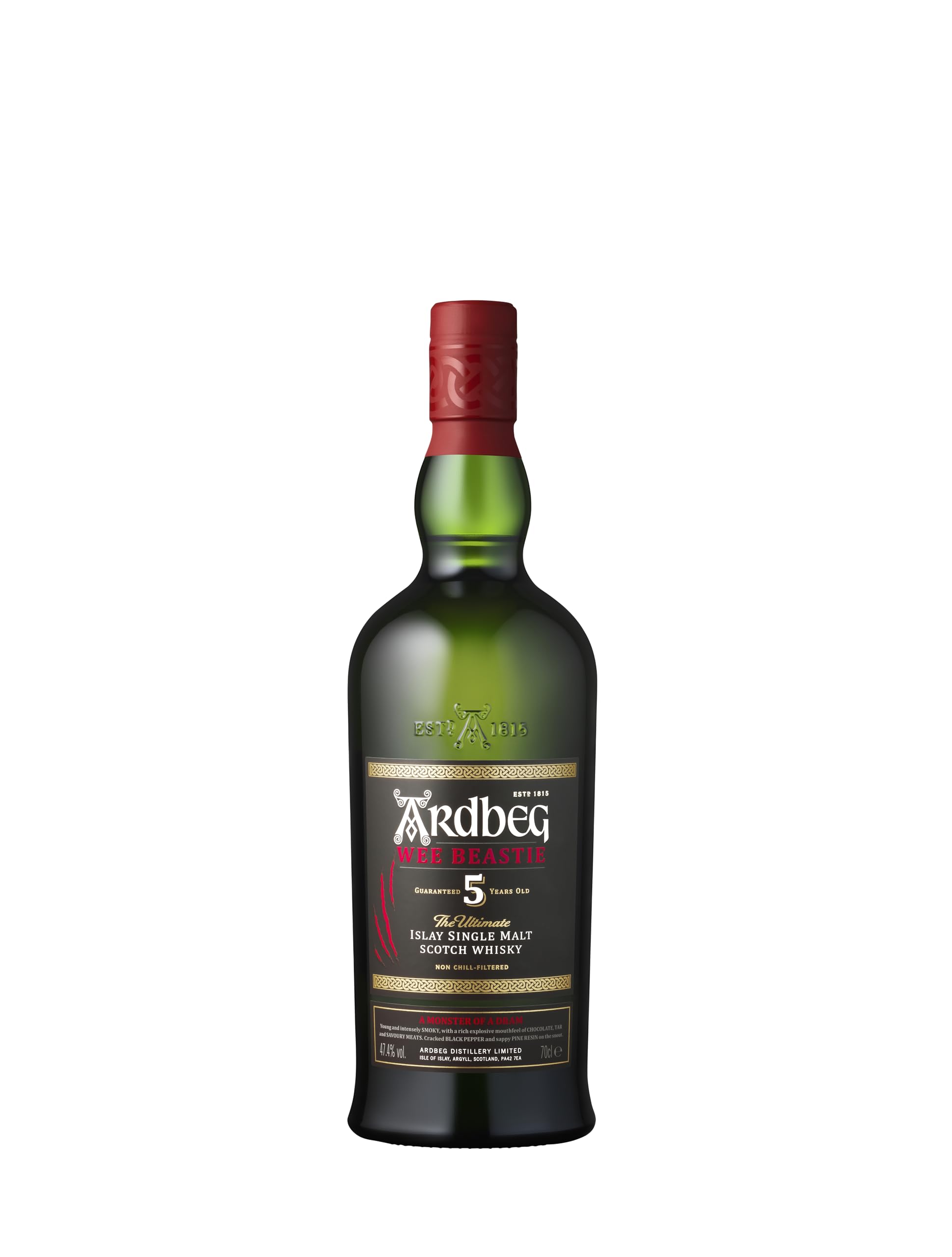 Ardbeg WEE BEASTIE 5 Years Old Islay Single Malt 47,4% Vol. 0,7l — Whisky — Piscosaveur