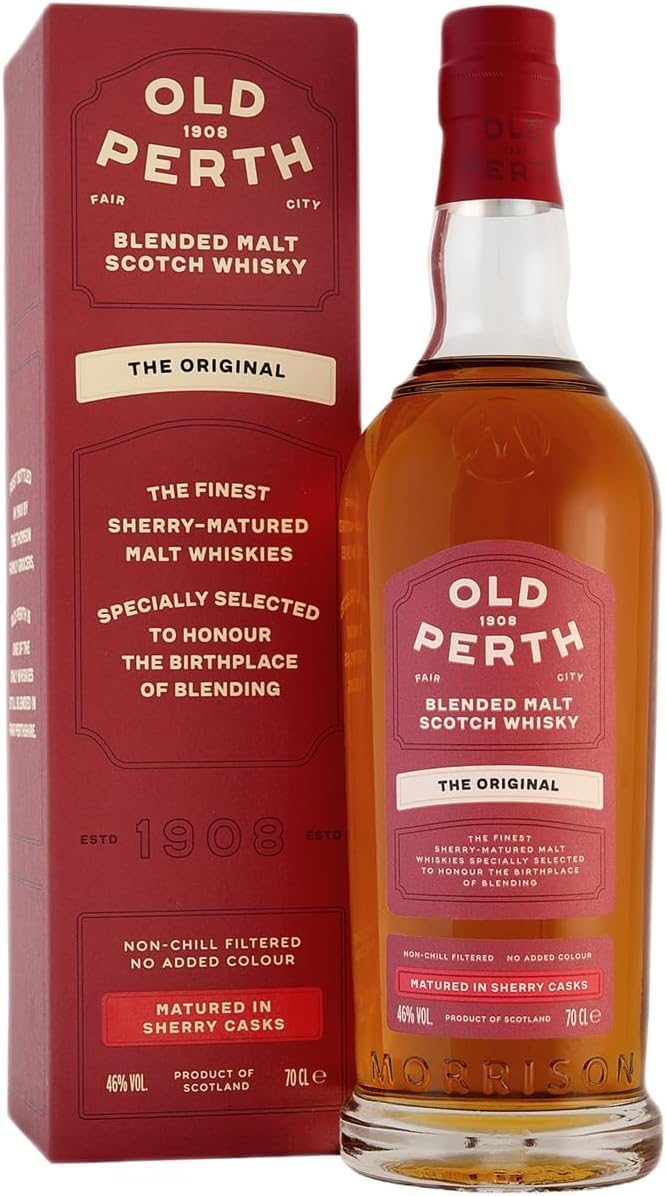 Old Perth The Original Blended Malt Scotch Whisky Sherry Casks 46% Vol — Piscosaveur