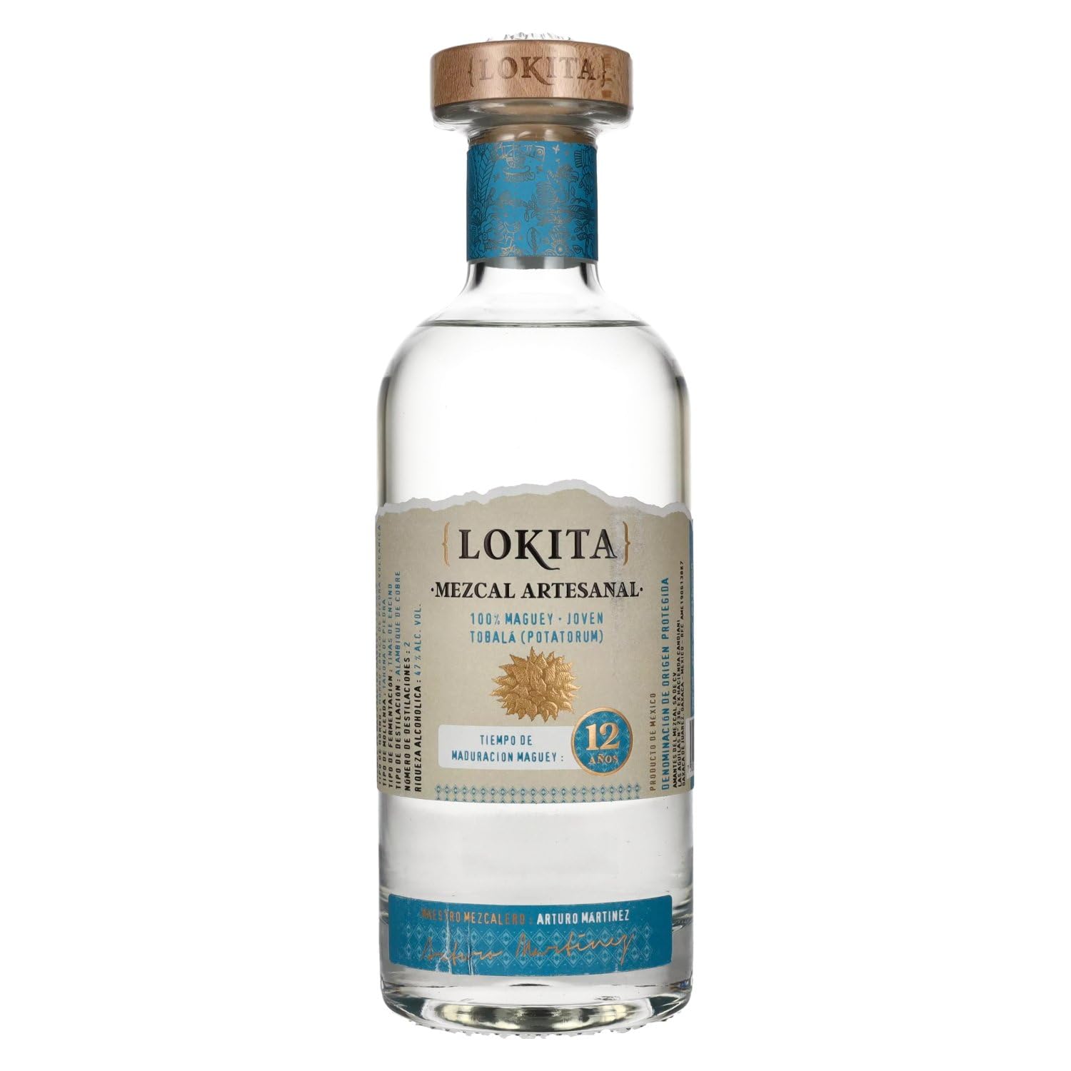 Lokita 12 Años 100% Maguey Mezcal Artesanal 47% Vol. 0,7l — Piscosaveur