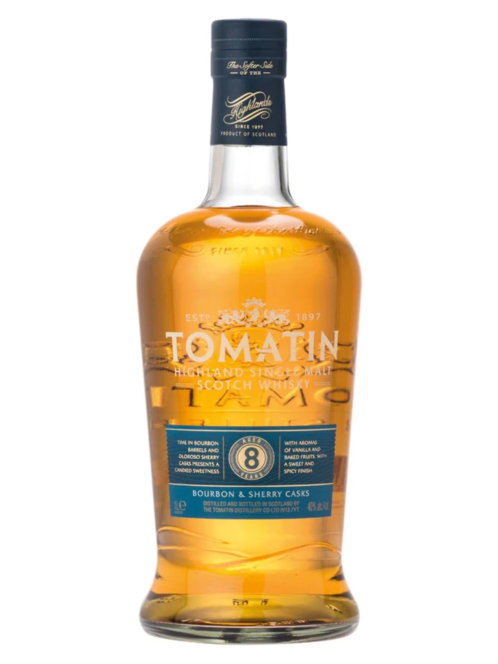 Tomatin 8 Years Old BOURBON & SHERRY CASKS Travel Retail Exclusive 40% — Piscosaveur