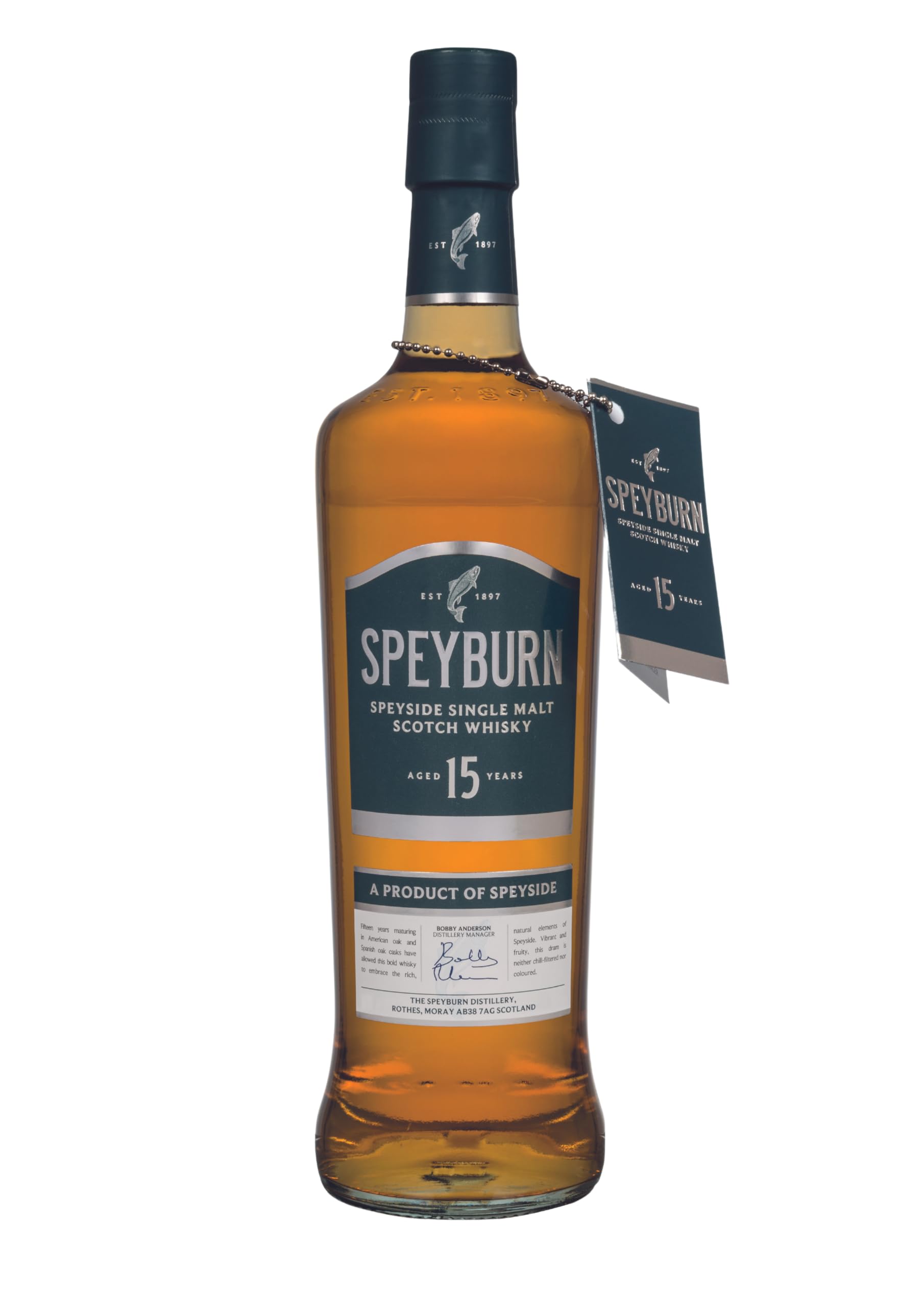 Speyburn 15 Years Old Speyside Single Malt Scotch Whisky 46% Vol. 0,7l — Piscosaveur
