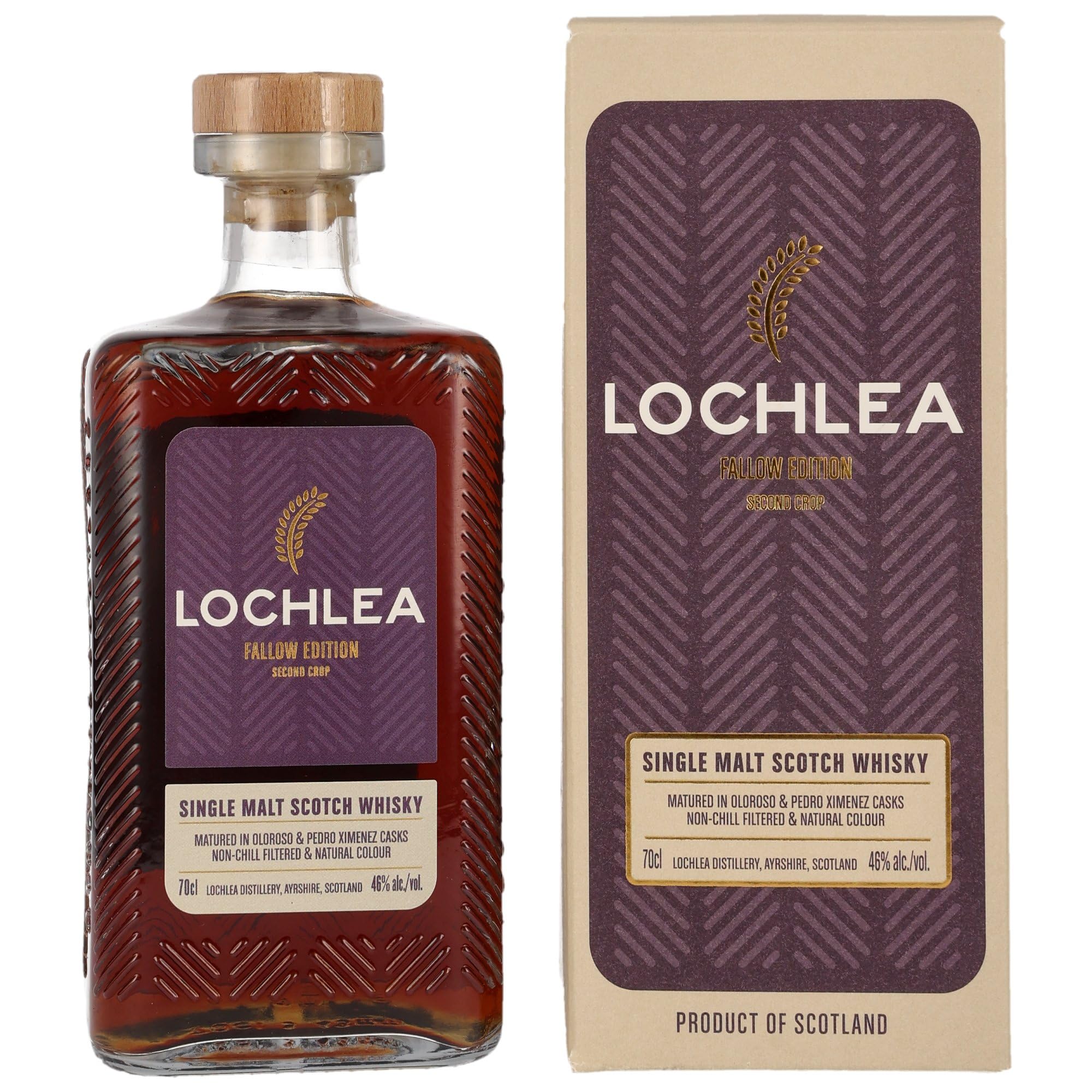 Lochlea FALLOW EDITION Second Crop Single Malt Scotch Whisky 46% Vol.  — Piscosaveur