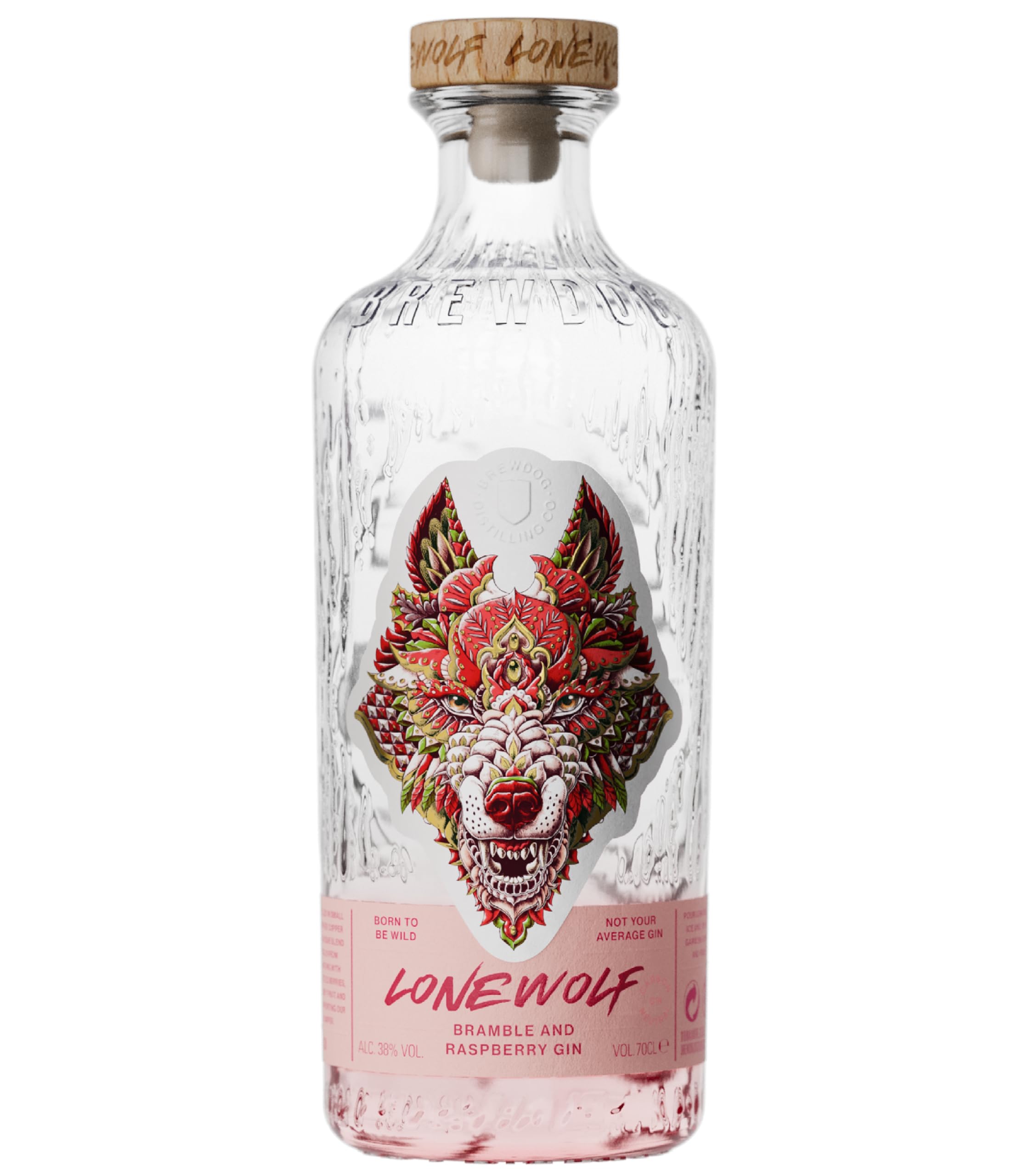 Brewdog Distilling Co. LoneWolf BRAMBLE & RASPBERRY 38% Vol. 0,7l — Piscosaveur