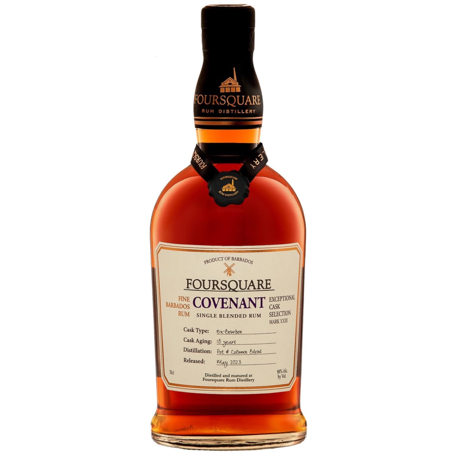 Foursquare 18 Years Old Exceptional Cask Selection COVENANT MARK XXIV  — Piscosaveur