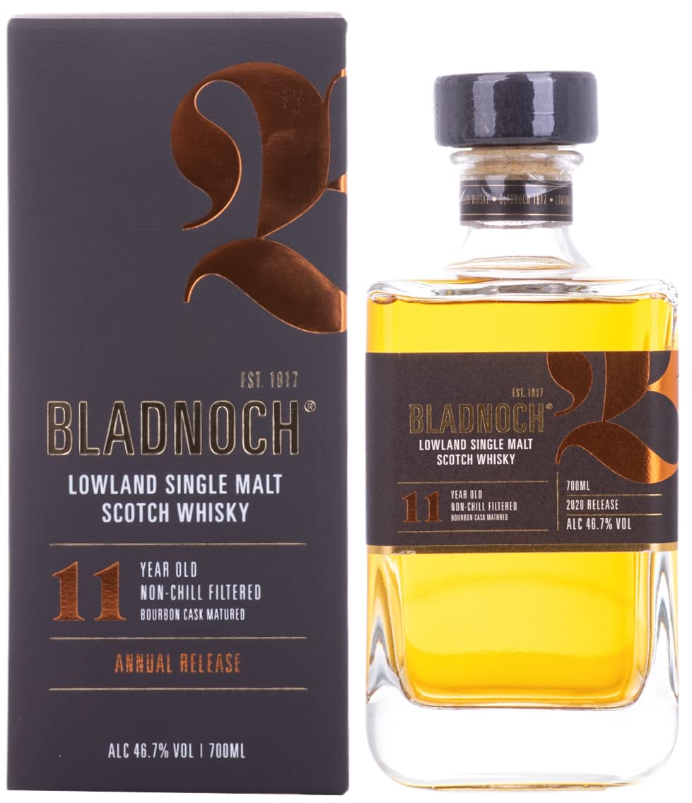 Bladnoch 11 Years Old Lowland Single Malt Scotch Whisky 46,7% Vol. 0,7 — Piscosaveur