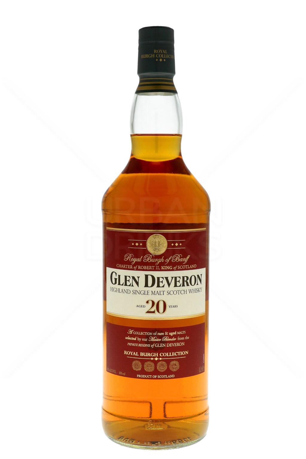 Glen Deveron 20 Years Old Highland Single Malt 40% Vol. 1l en boîte cadeau