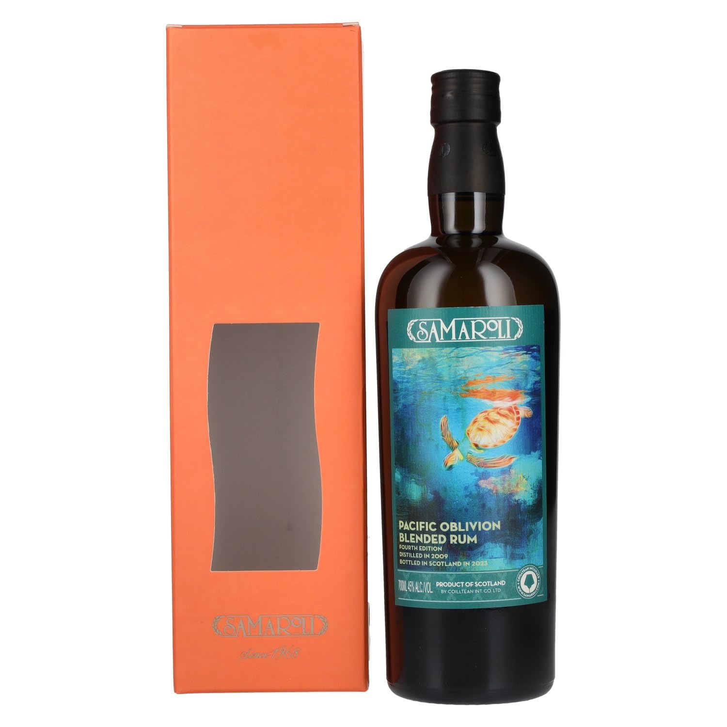 Samaroli Pacific Oblivion Blended Rum 2009 45% Vol. 0,7l en boîte cade — Piscosaveur