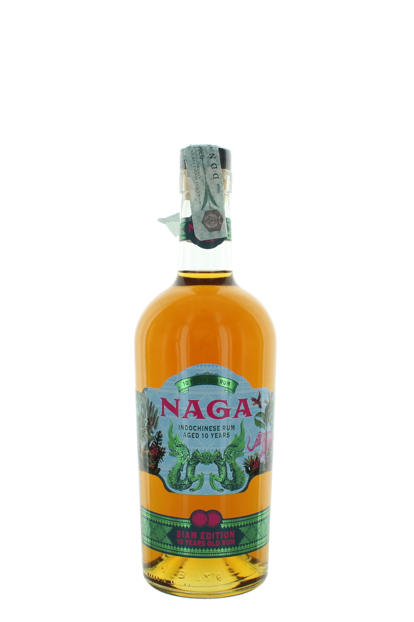 Naga 10 Years Old Indochinese Rum SIAM EDITION 40% Vol. 0,7l en boîte  — Piscosaveur