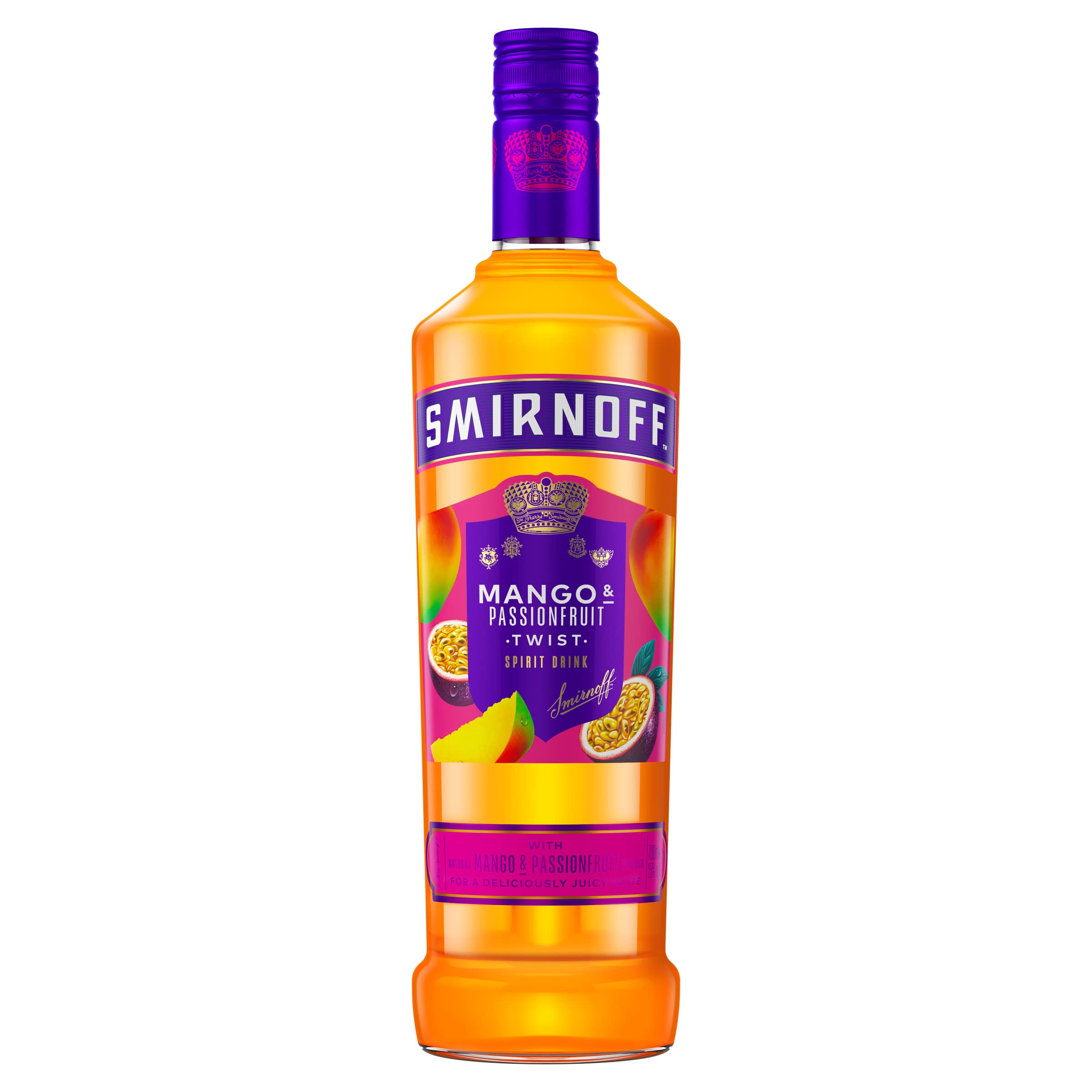 Smirnoff Vodka MANGO & PASSIONFRUIT TWIST Spirit Drink 25% Vol. 0,7l — Piscosaveur
