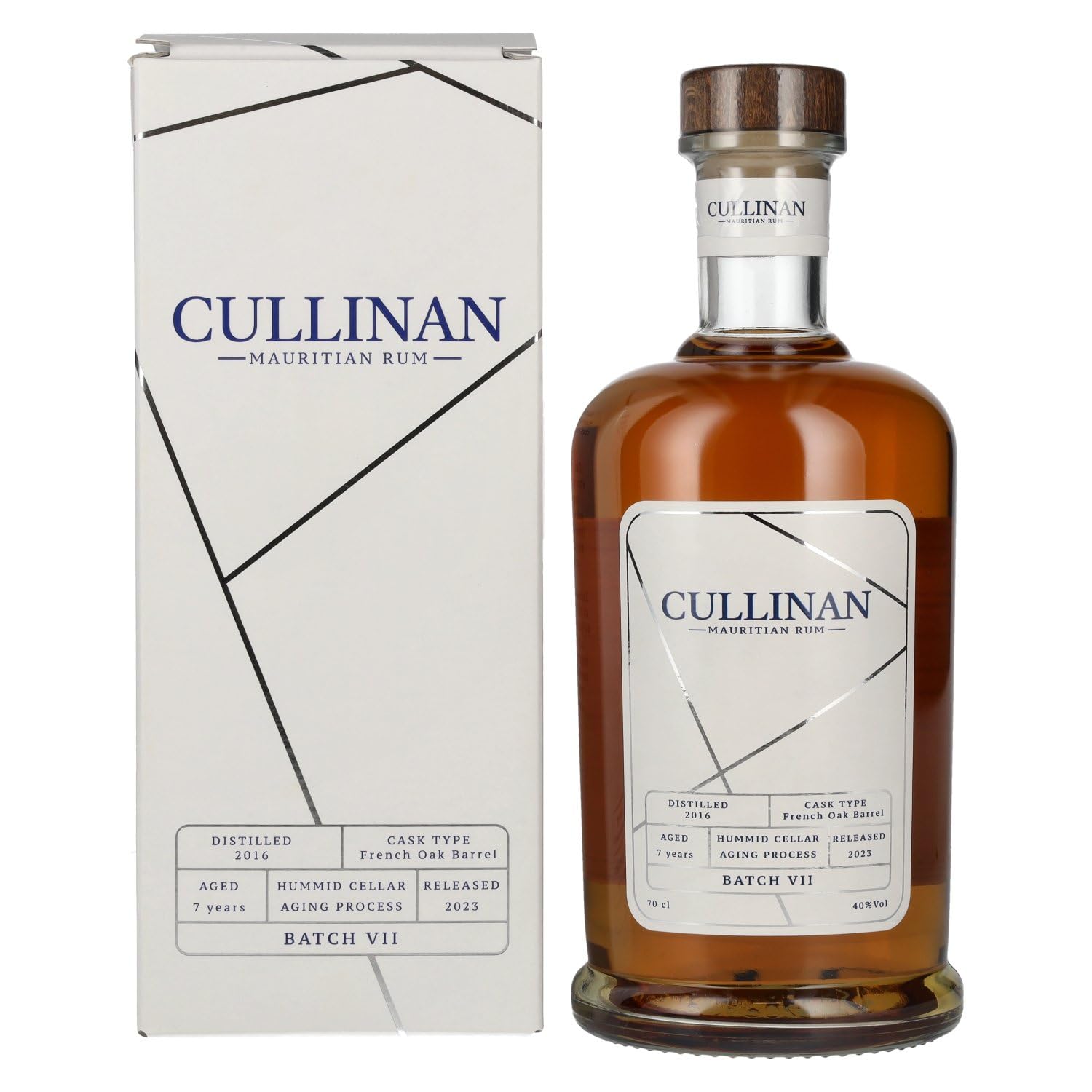 CULLINAN 7 Years Old Mauritian Rum Batch VII 40% Vol. 0,7l en boîte cadeau