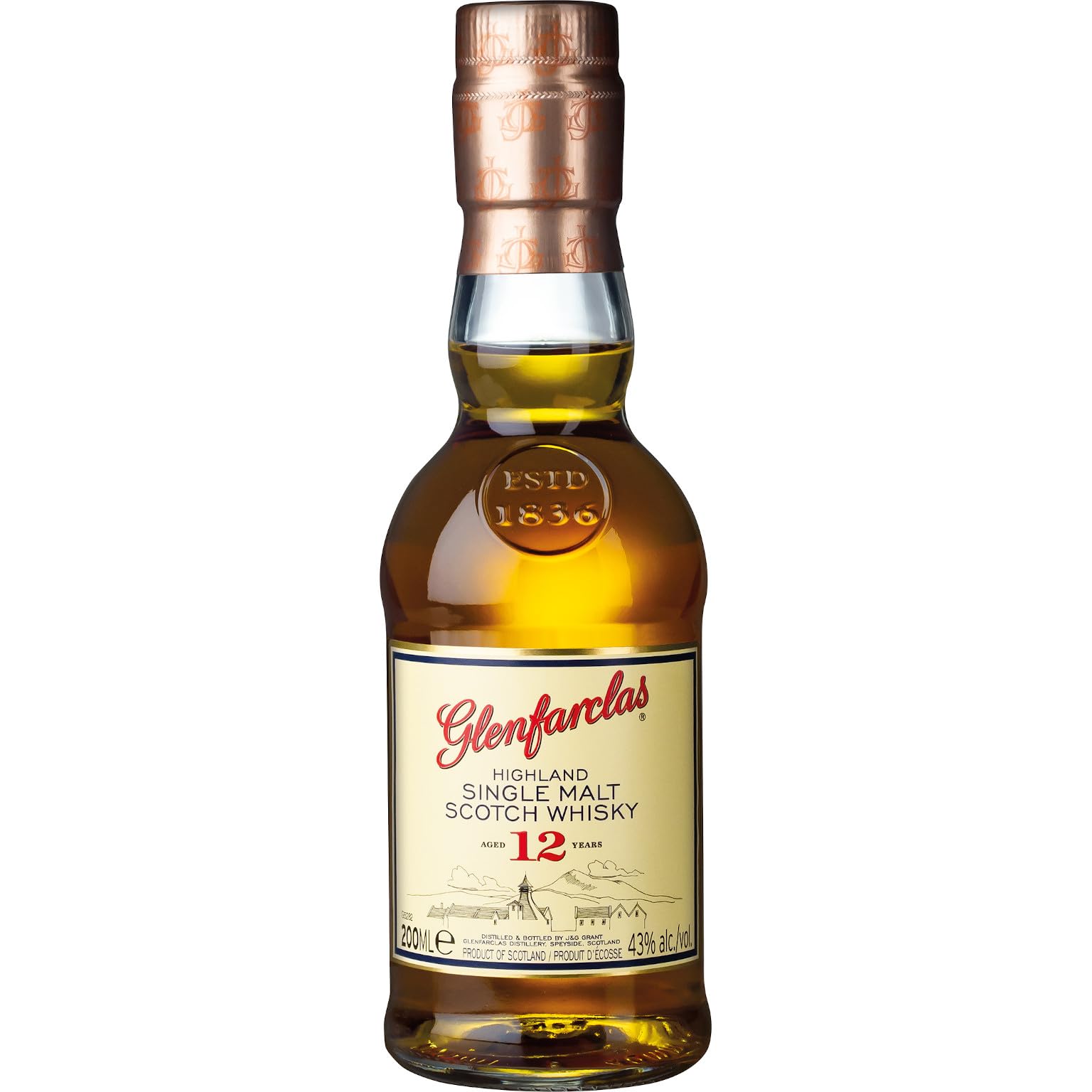 Glenfarclas 12 Years Old Highland Single Malt Scotch Whisky 43% Vol. 0 — Piscosaveur