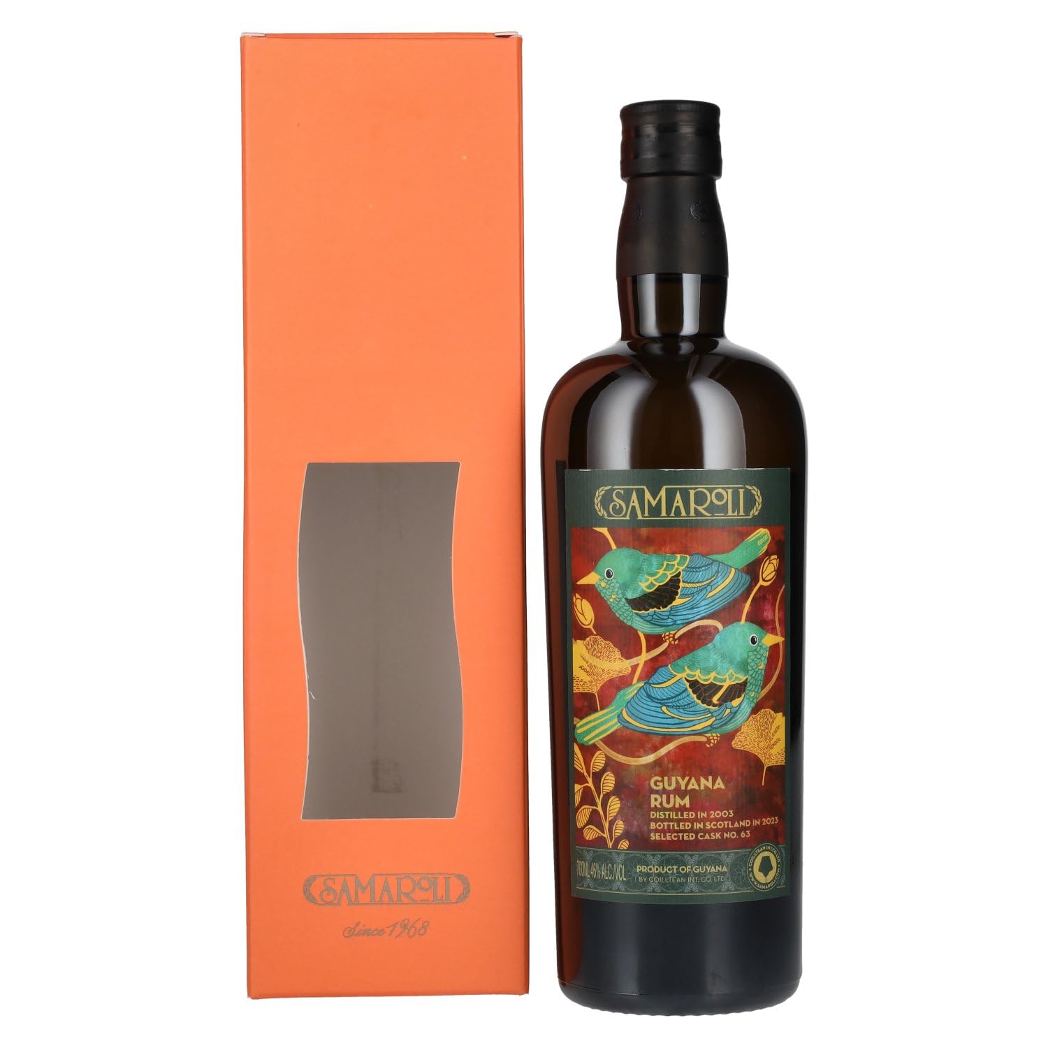 Samaroli Guyana Rum 2003 46% Vol. 0,7l en boîte cadeau — Piscosaveur
