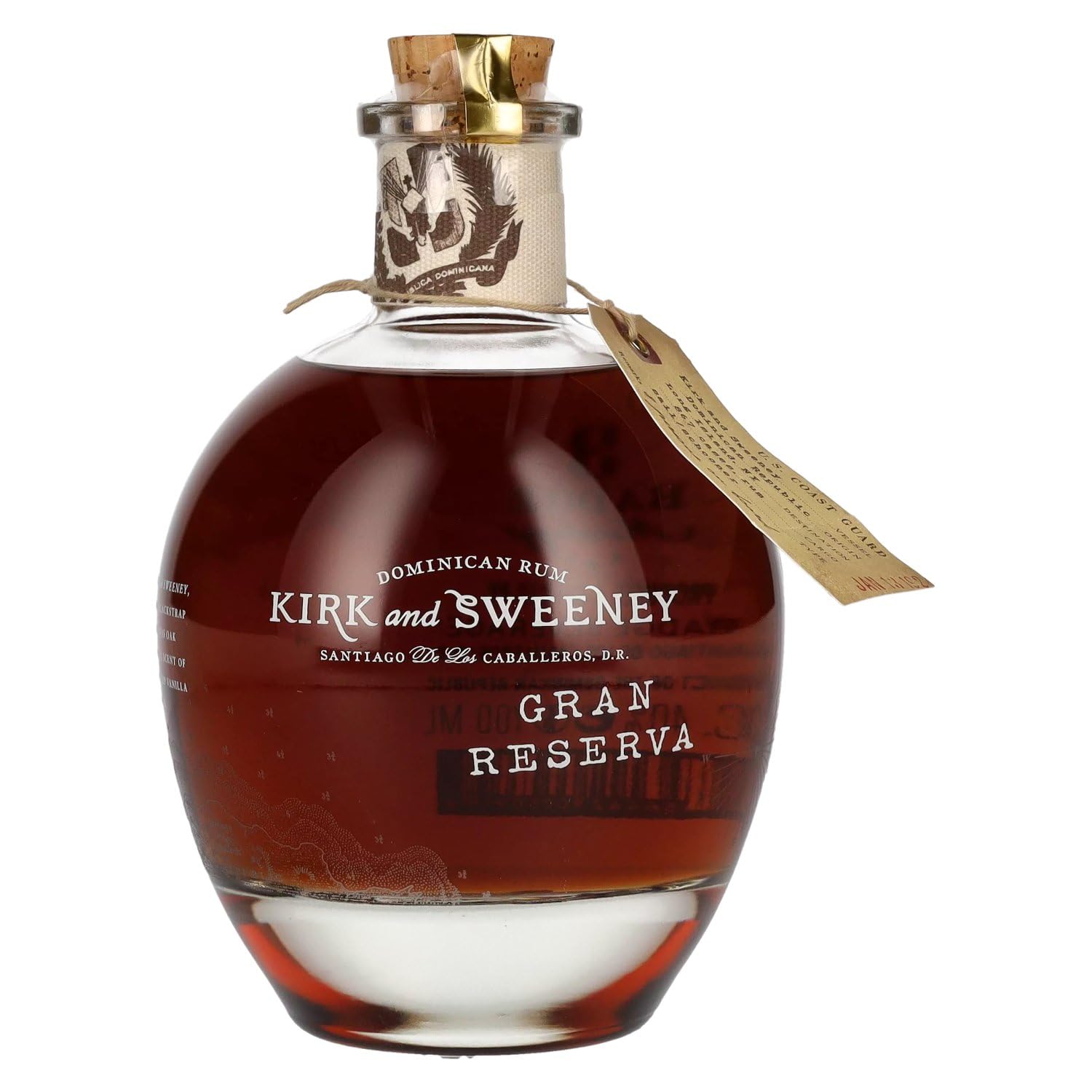Kirk and Sweeney GRAN RESERVA Old Dominican Rum 40% Vol. 0,7l — Piscosaveur