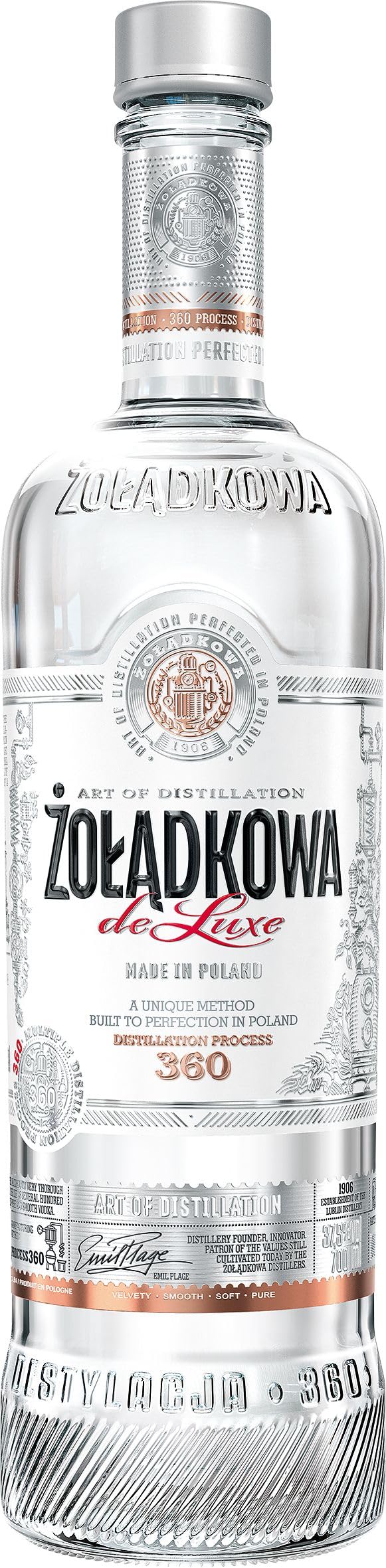 Zoladkowa de Luxe Wódka 37,5% Vol. 1l
