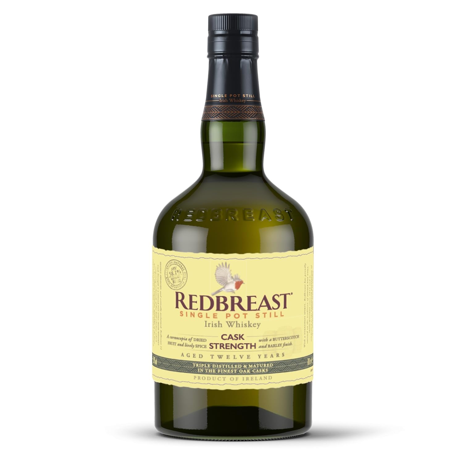Redbreast 12 Years Old Single Pot Still CASK STRENGTH 57,2% Vol. 0,7l  — Piscosaveur