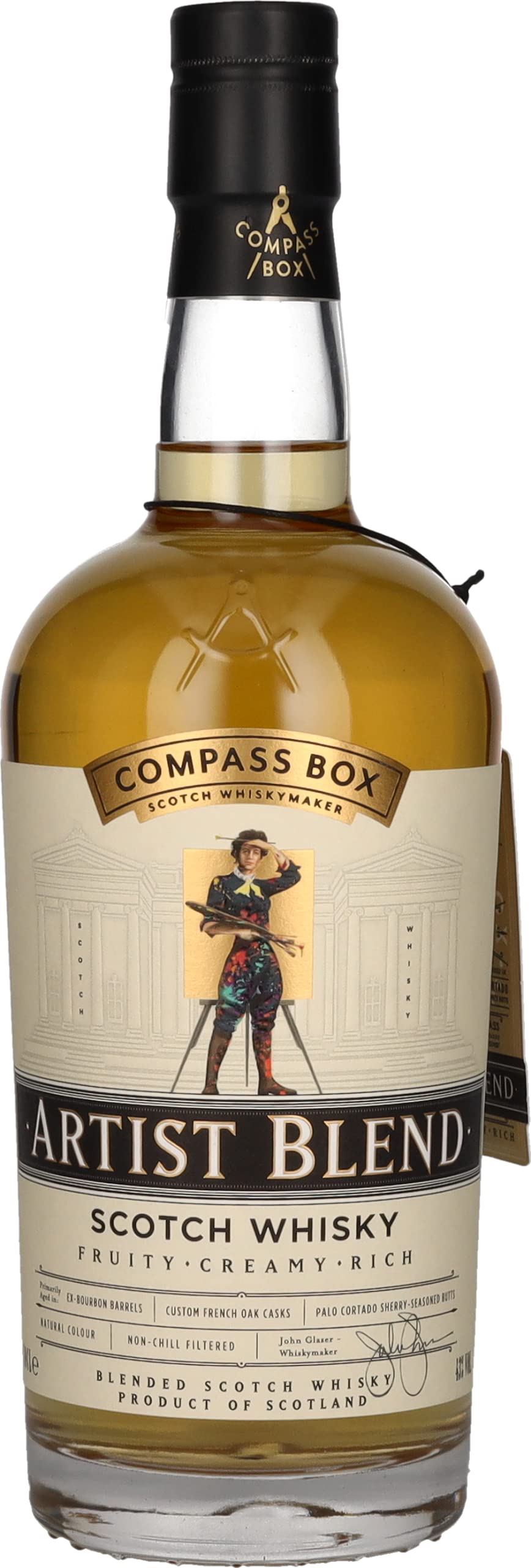 Compass Box ARTIST BLEND Scotch Whisky 43% Vol. 0,7l — Piscosaveur