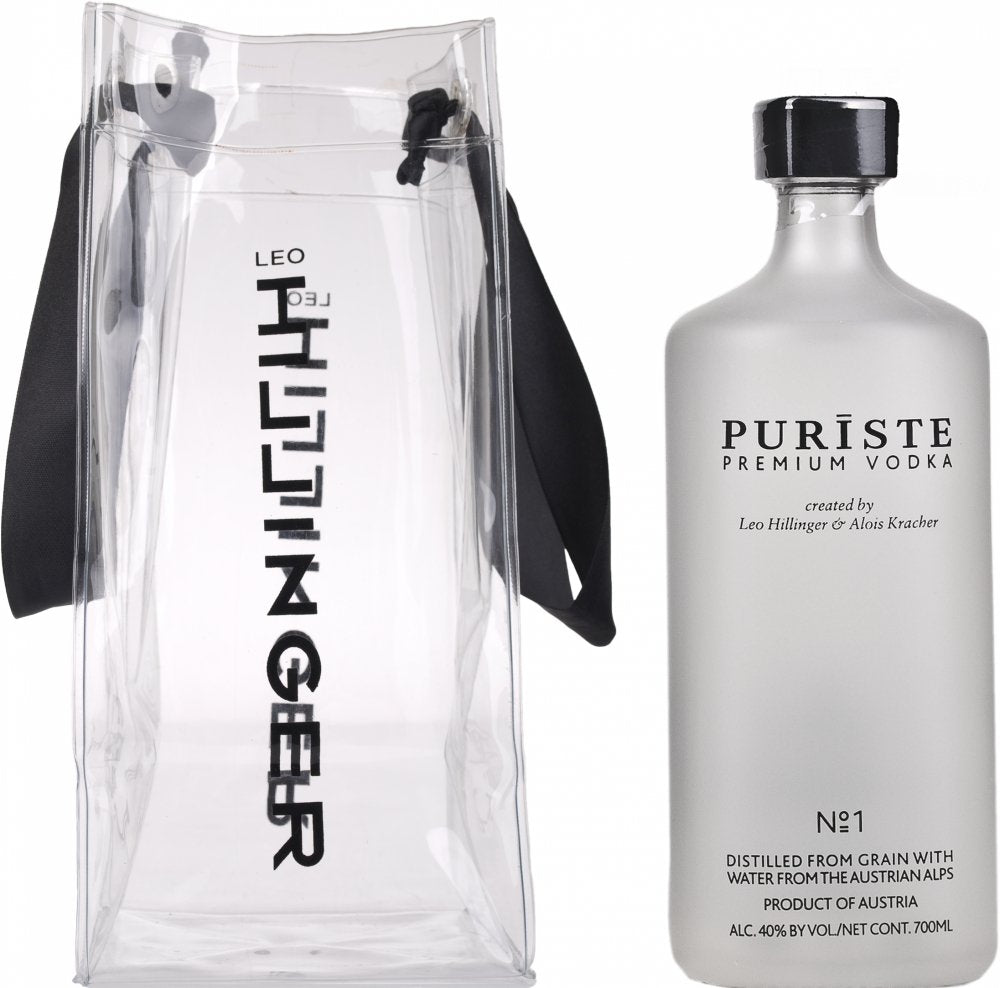 PURISTE Premium Vodka No. 1 by Hillinger & Kracher 40% Vol. 0,7l en bo — Piscosaveur