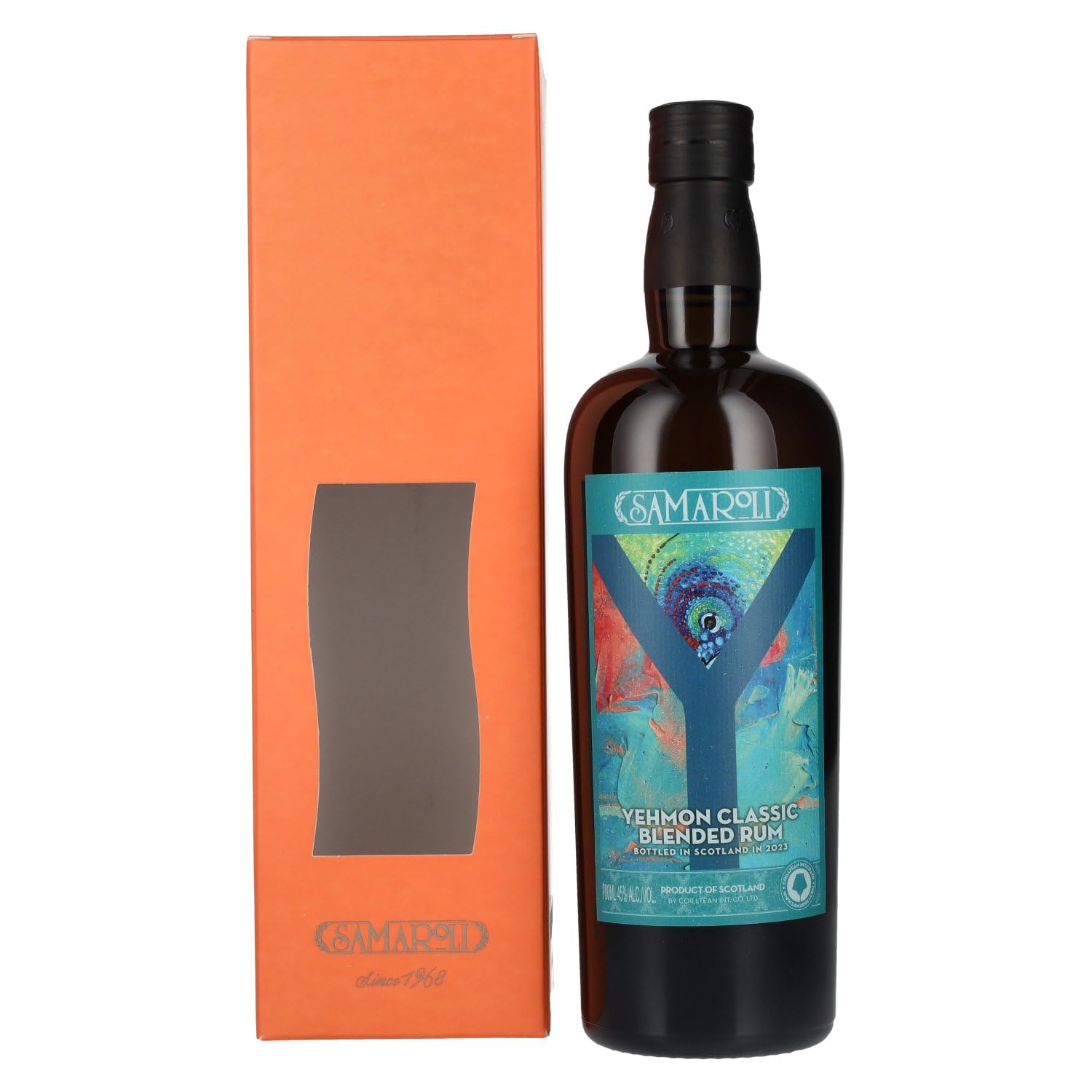Samaroli Yehmon Classic Blended Rum 2023 45% Vol. 0,7l en boîte cadeau — Piscosaveur