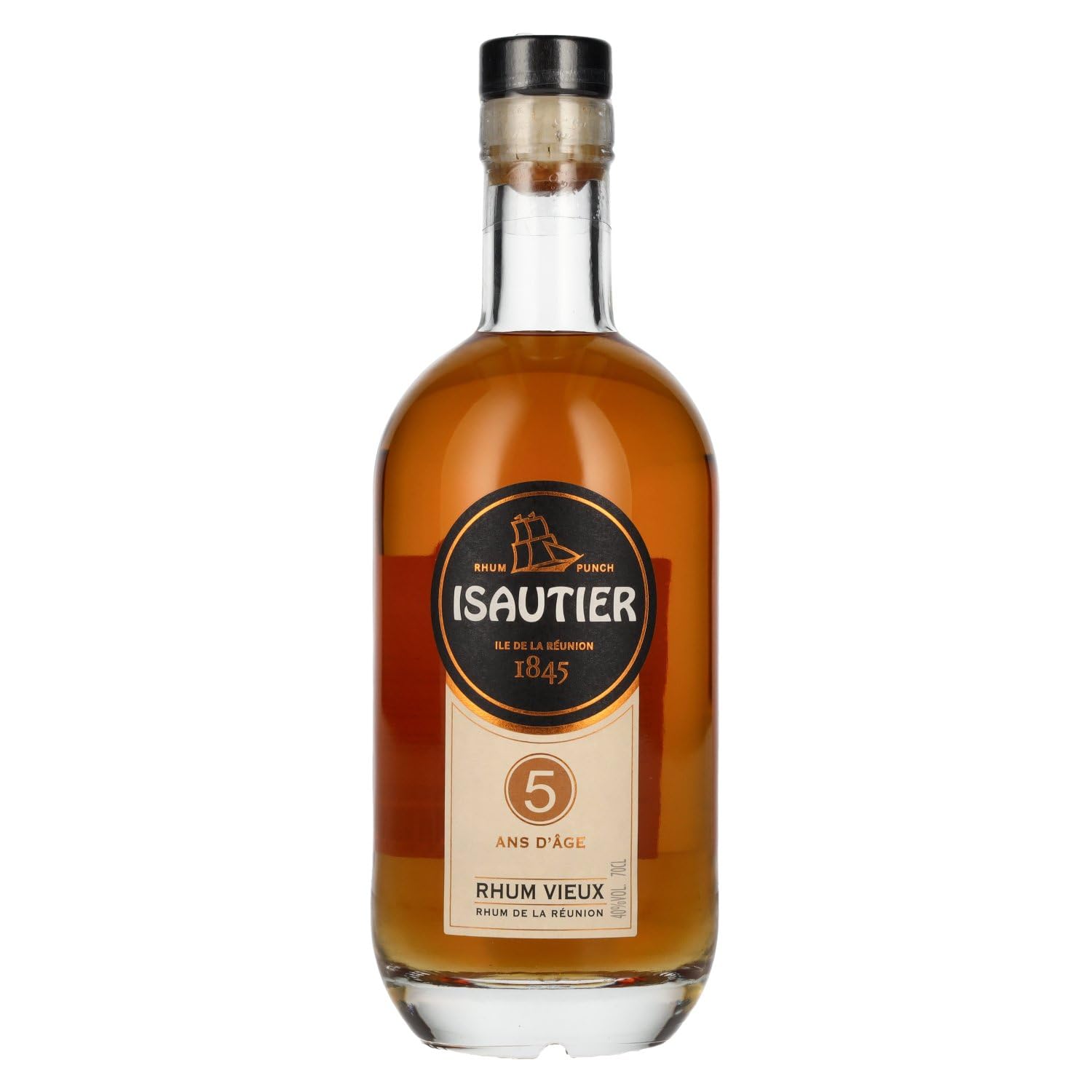 Isautier Rhum Vieux 5 Ans D'Âge Blend 40% Vol. 0,7l — Piscosaveur