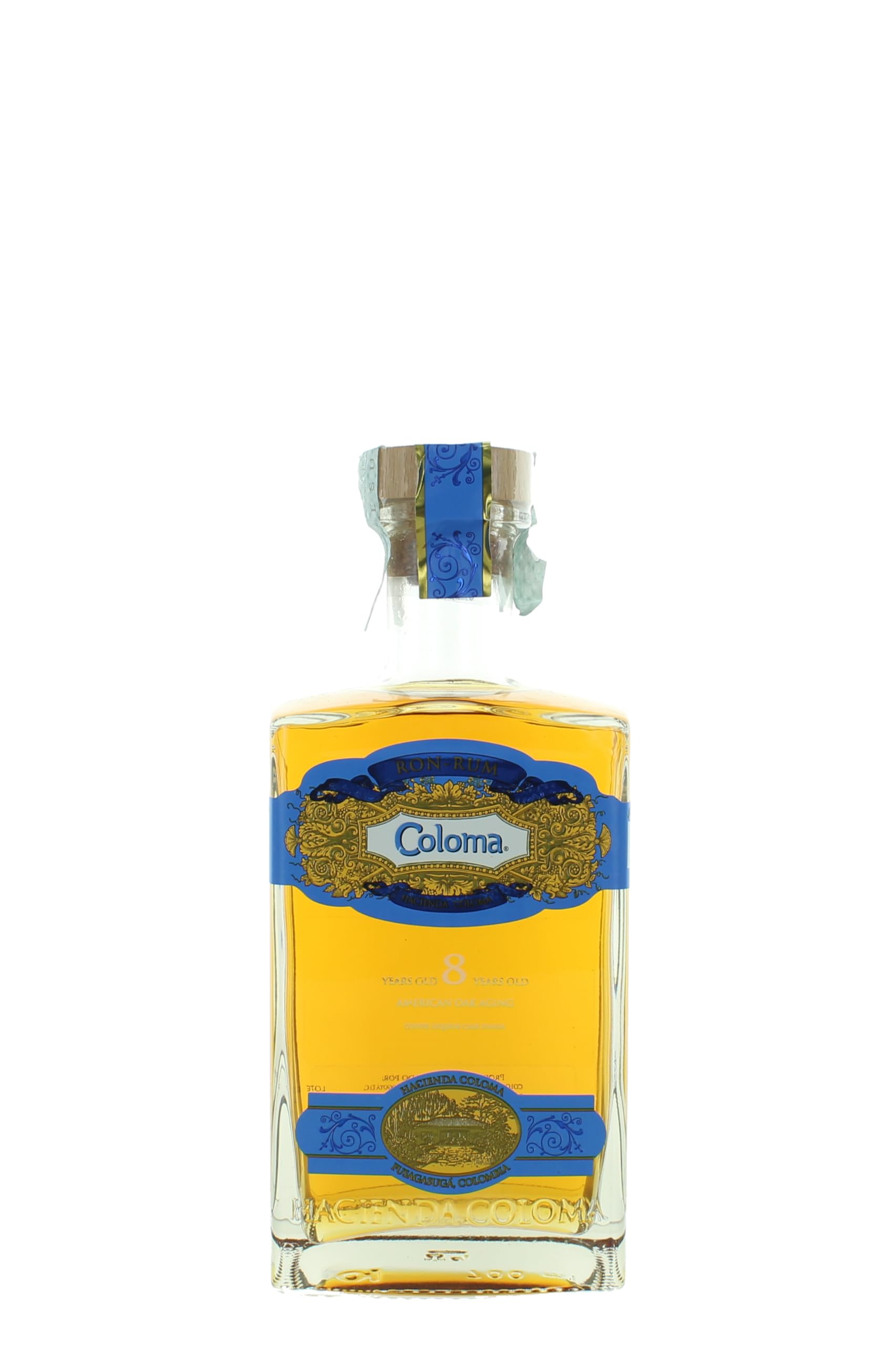 Ron Coloma 8 Years Old 40% Vol. 0,7l en boîte cadeau — Piscosaveur