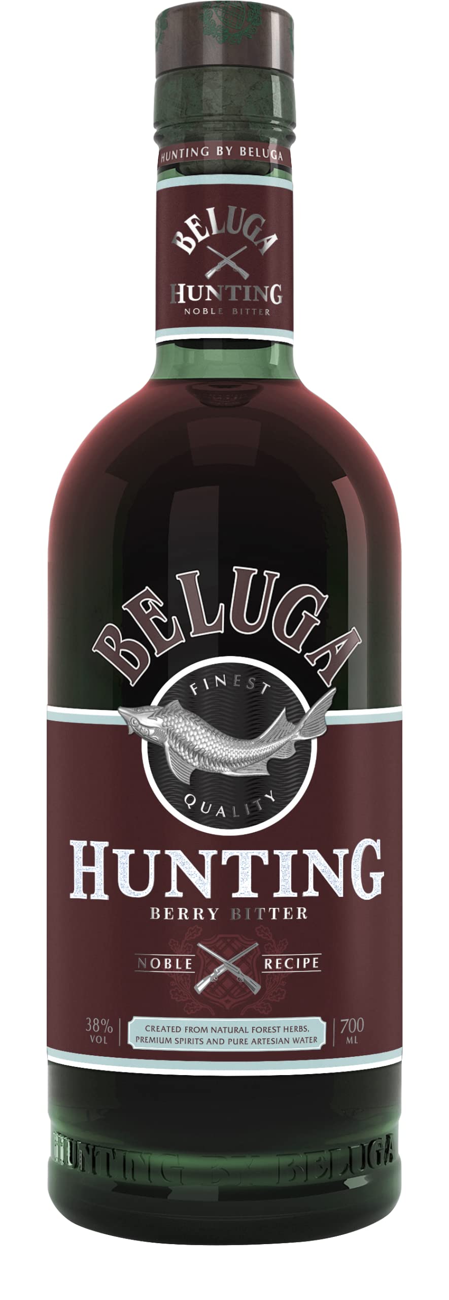Beluga Hunting BERRY Noble Bitter 38% Vol. 0,7l — Vodka — Piscosaveur