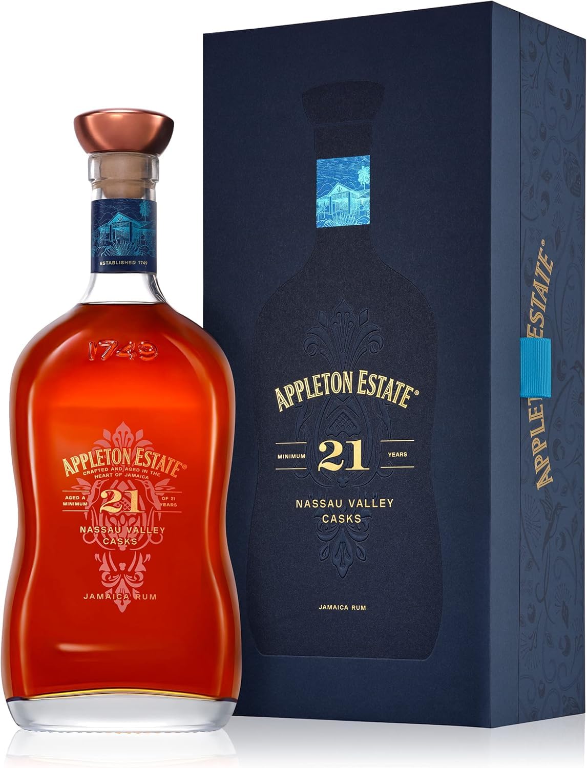Appleton Estate 21 Years Old Jamaica Rum Nassau Valley Casks 43% Vol. 0,7l en boîte cadeau — Rhum — Piscosaveur