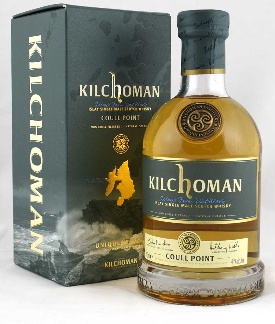 Kilchoman COULL POINT Islay Single Malt Scotch Whisky 46% Vol. 0,7l en boîte cadeau