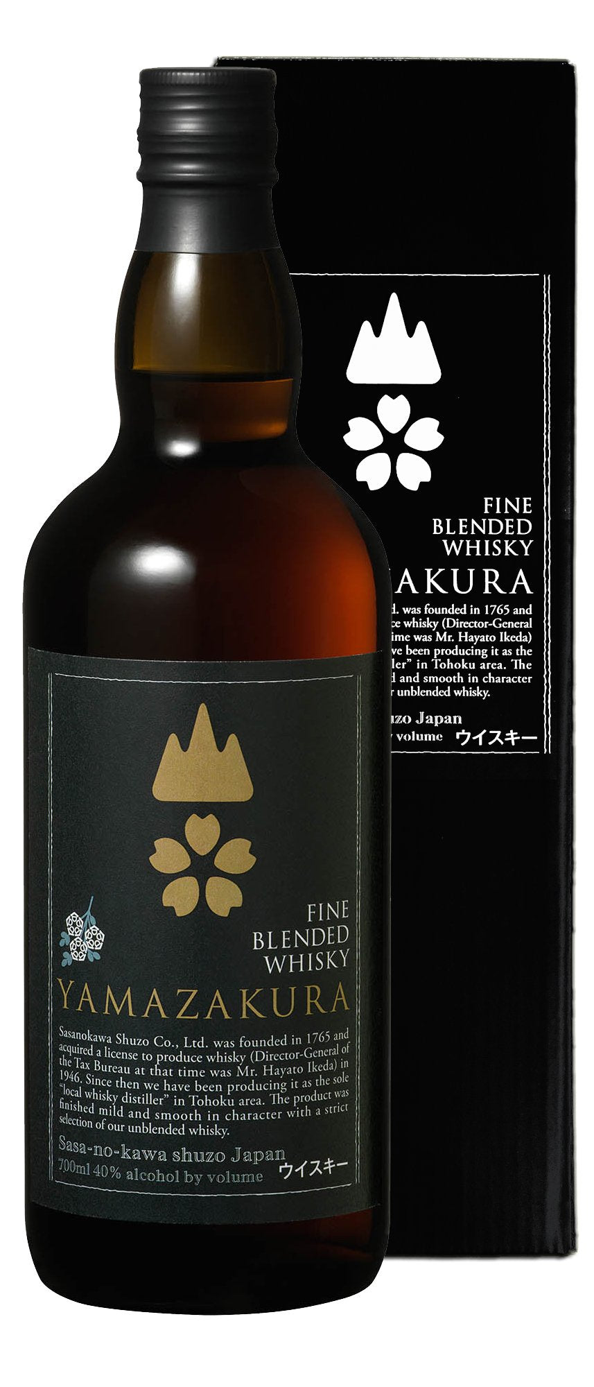 Yamazakura Blended Whisky Black Label 40% Vol. 0,7l en boîte cadeau