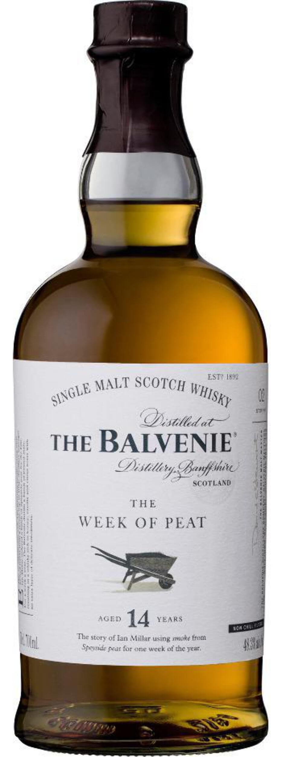 The Balvenie 14 Years Old The WEEK OF PEAT 48,3% Vol. 0,7l en boîte ca — Piscosaveur