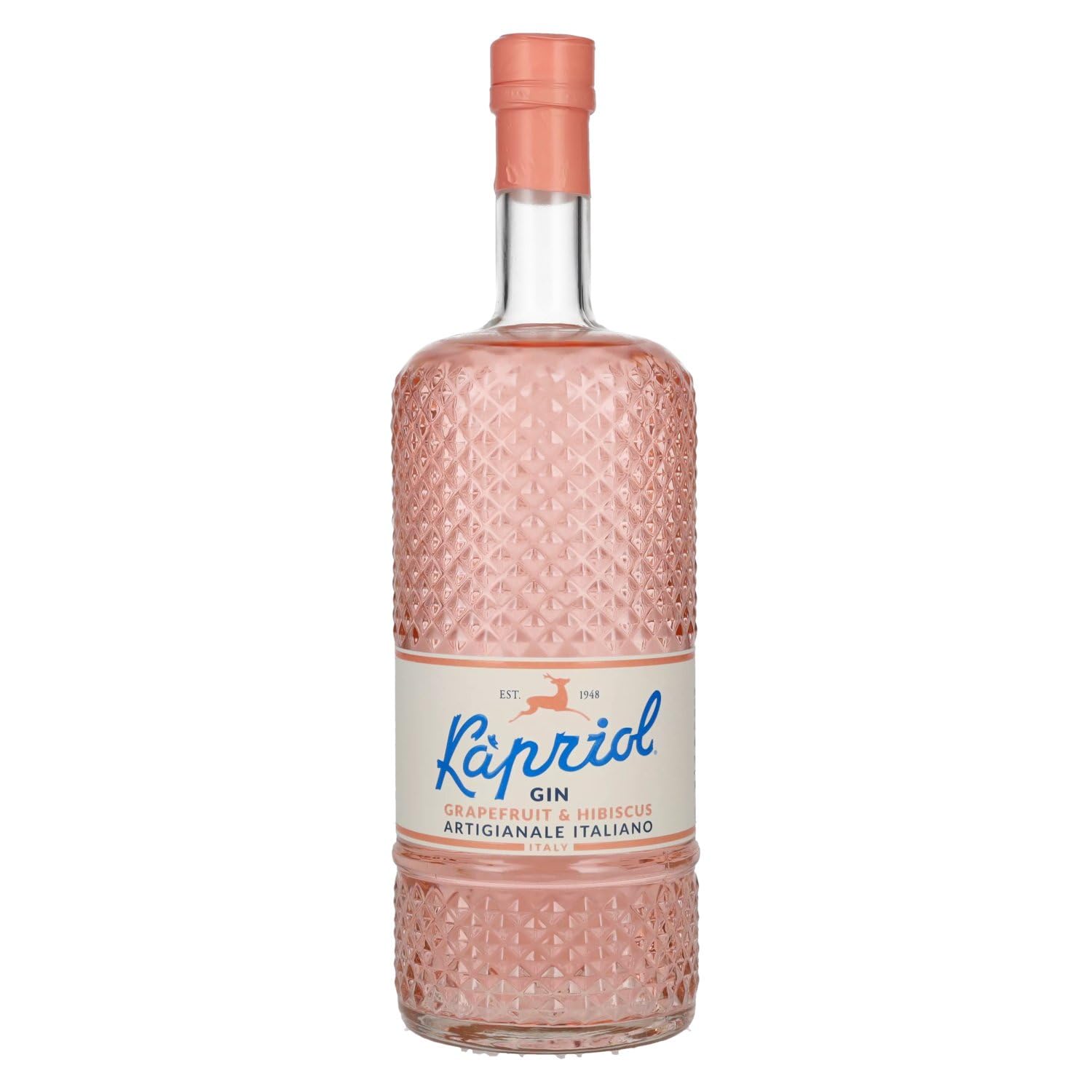 Kapriol GRAPEFRUIT & HIBISCUS Gin Artigianale Italiano 40,7% Vol. 0,7l — Piscosaveur
